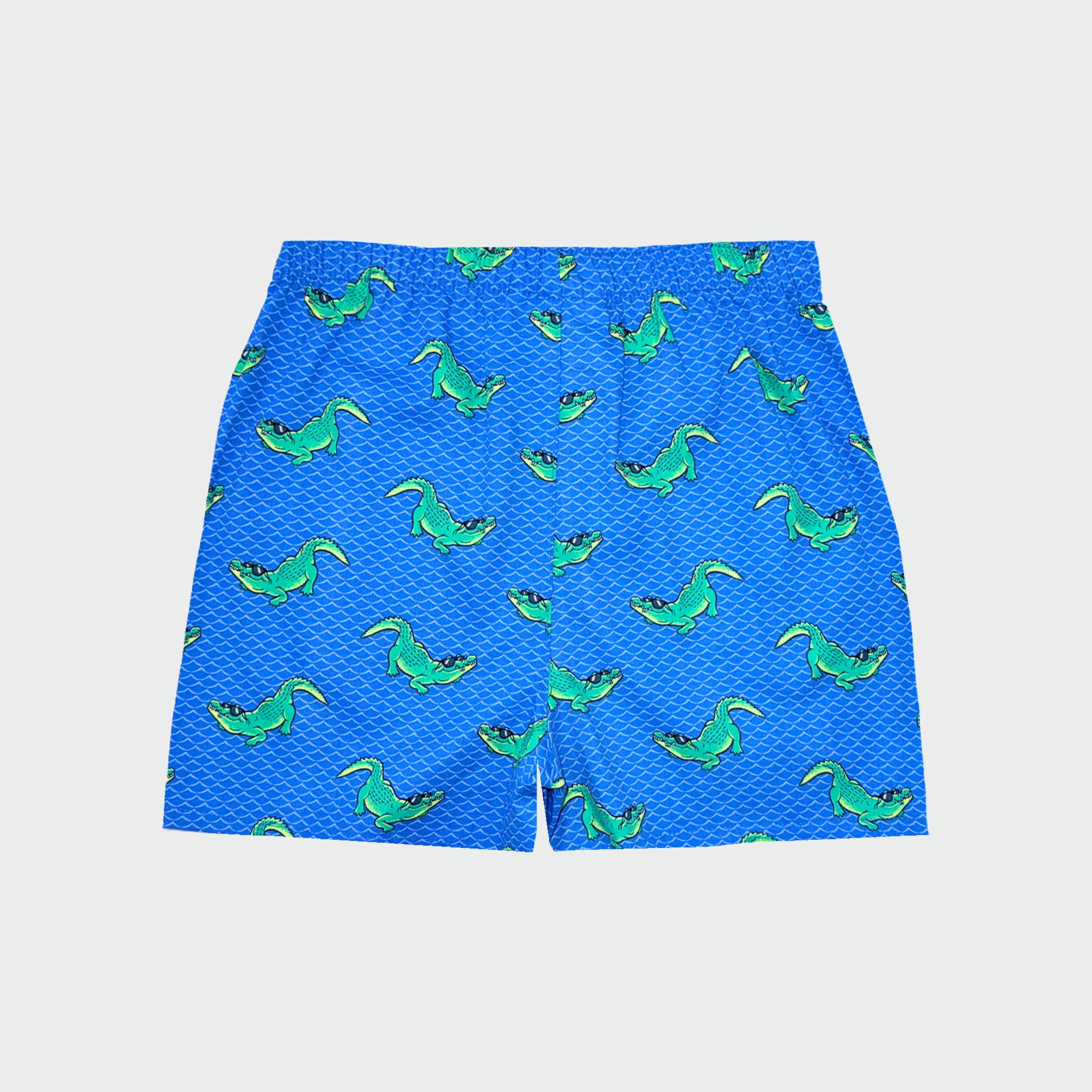 Boys Crocodile Print Boxer Shorts