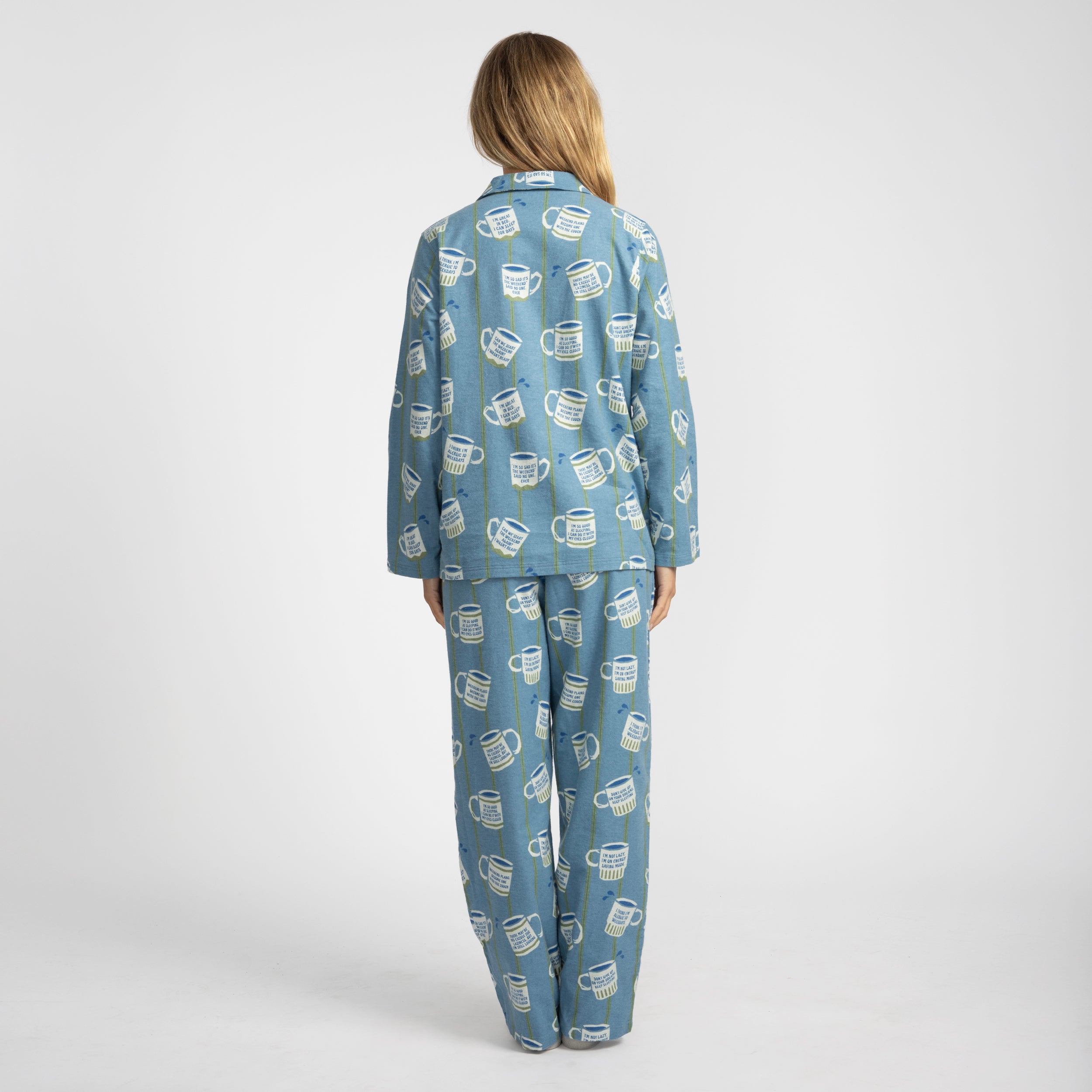 Women's Cuppa Joe Flannel Pyjama Set