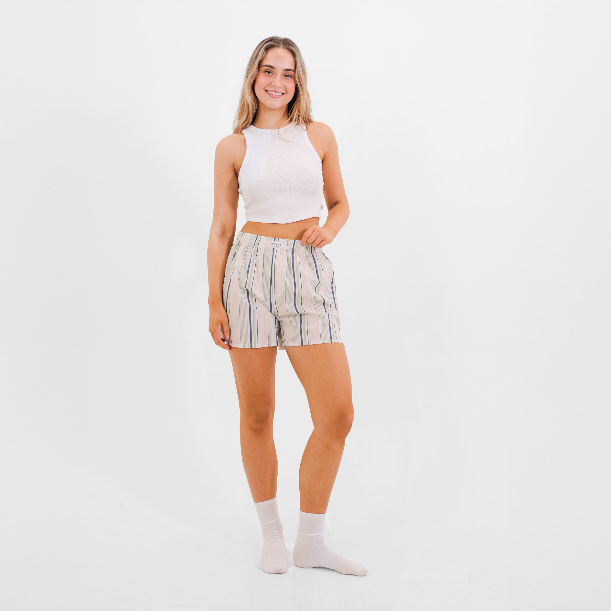 Women's Stripe Boxer Short