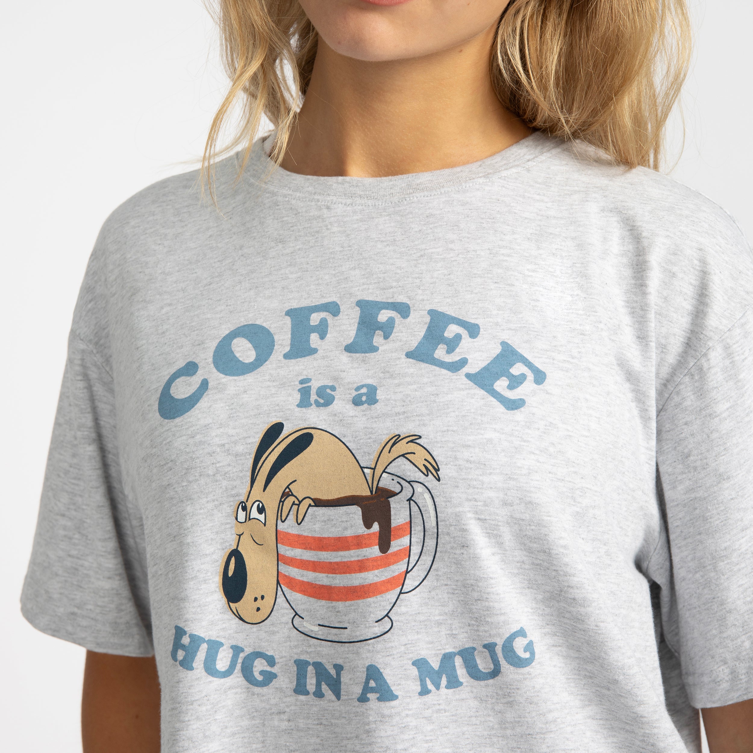 Women's Cofee Hug Boxy Tee