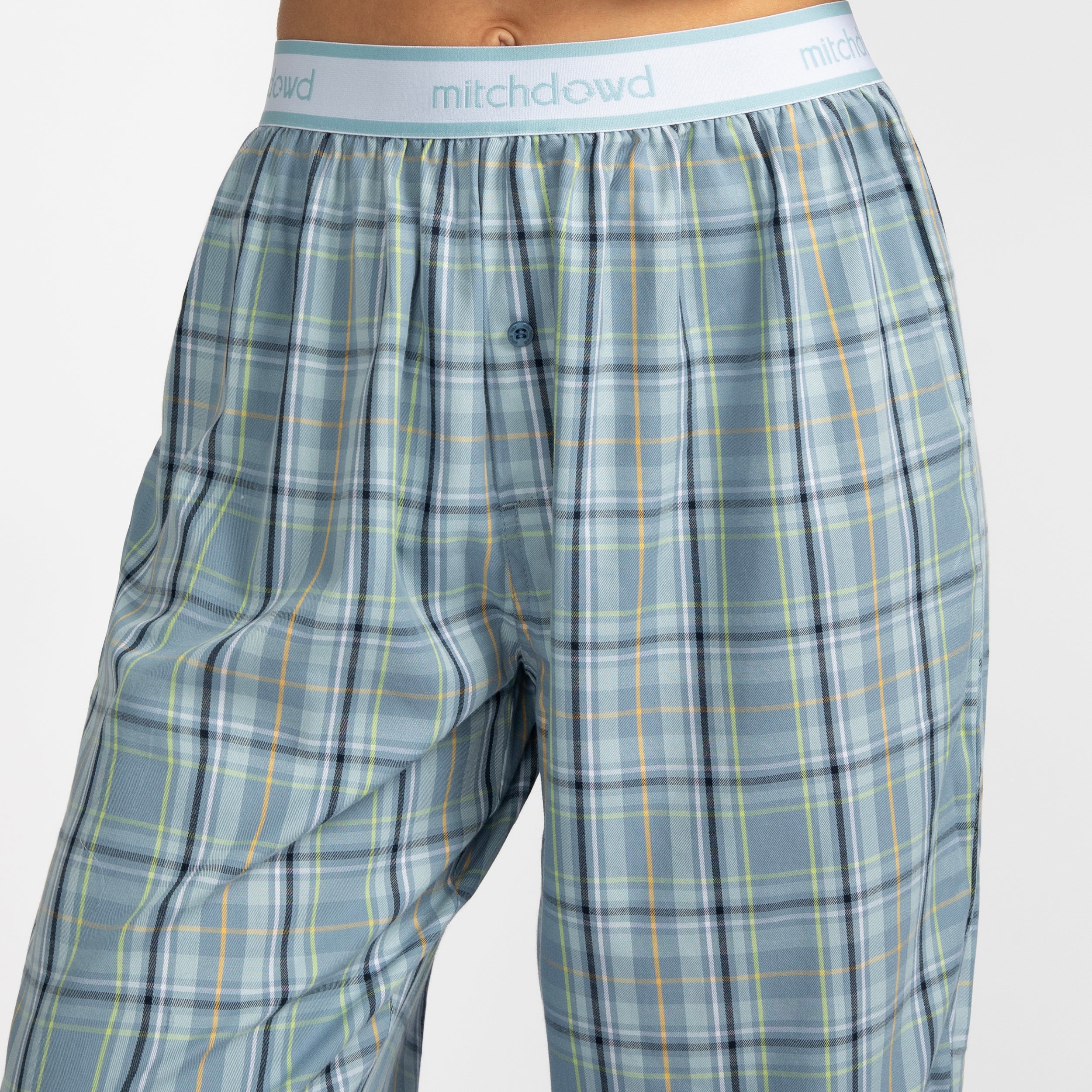 Women's Waves Check Pyjama Pant - Multi