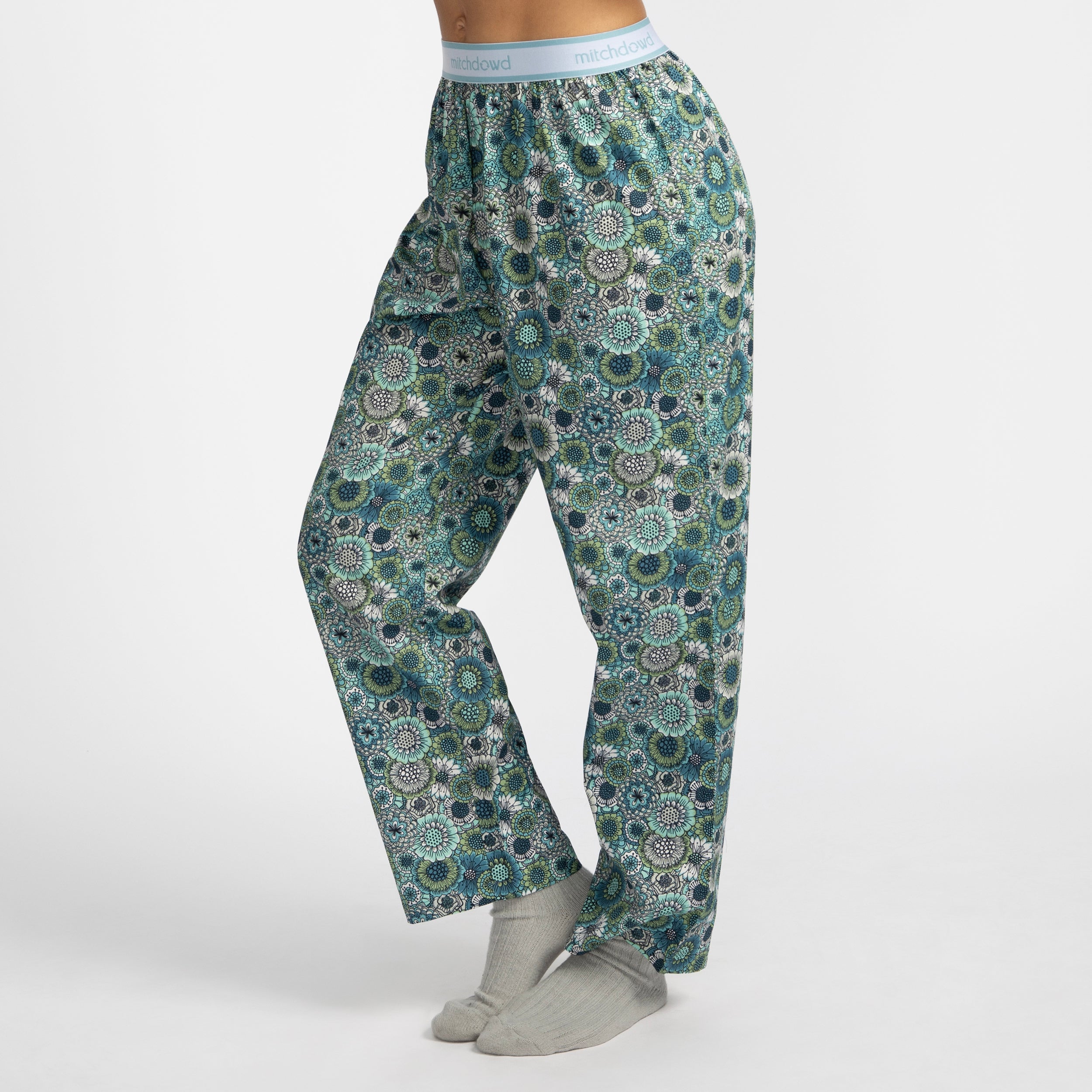 Women's Waves Check Pyjama Pant