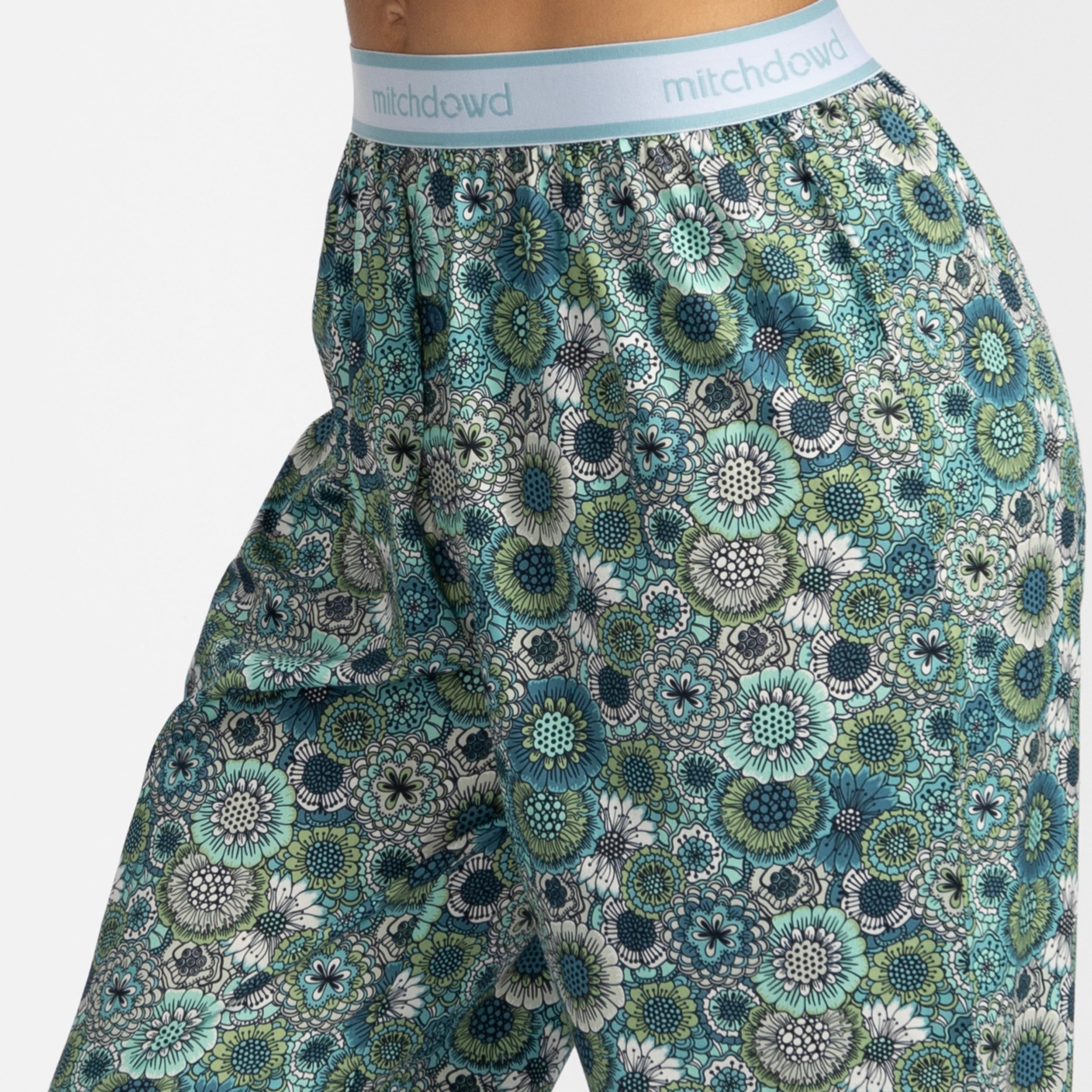 Women's Waves Check Pyjama Pant