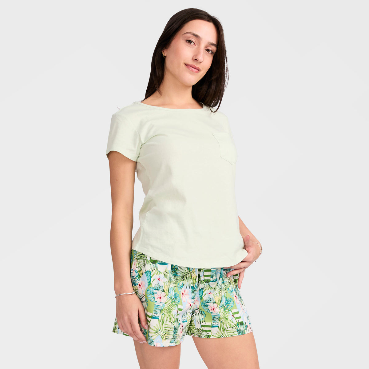 Mitchdowd Women's Lanai Shorty Cotton Pyjama Set