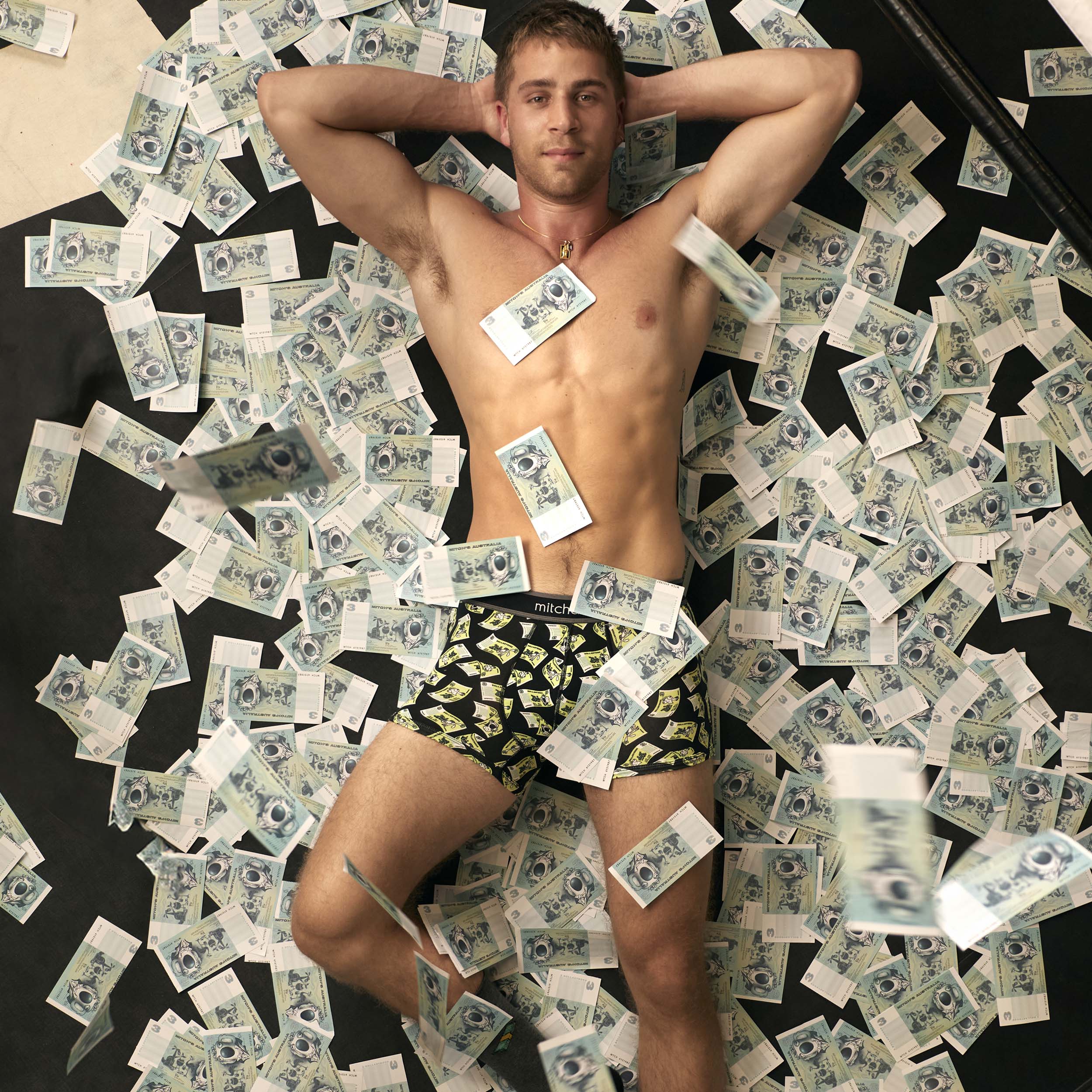 Mens Funny Money Trunk 3 Pack