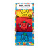Men's Mr. Men Stripes Cotton Crew Socks 3 Pack Gift Box - Red, Blue & Yellow