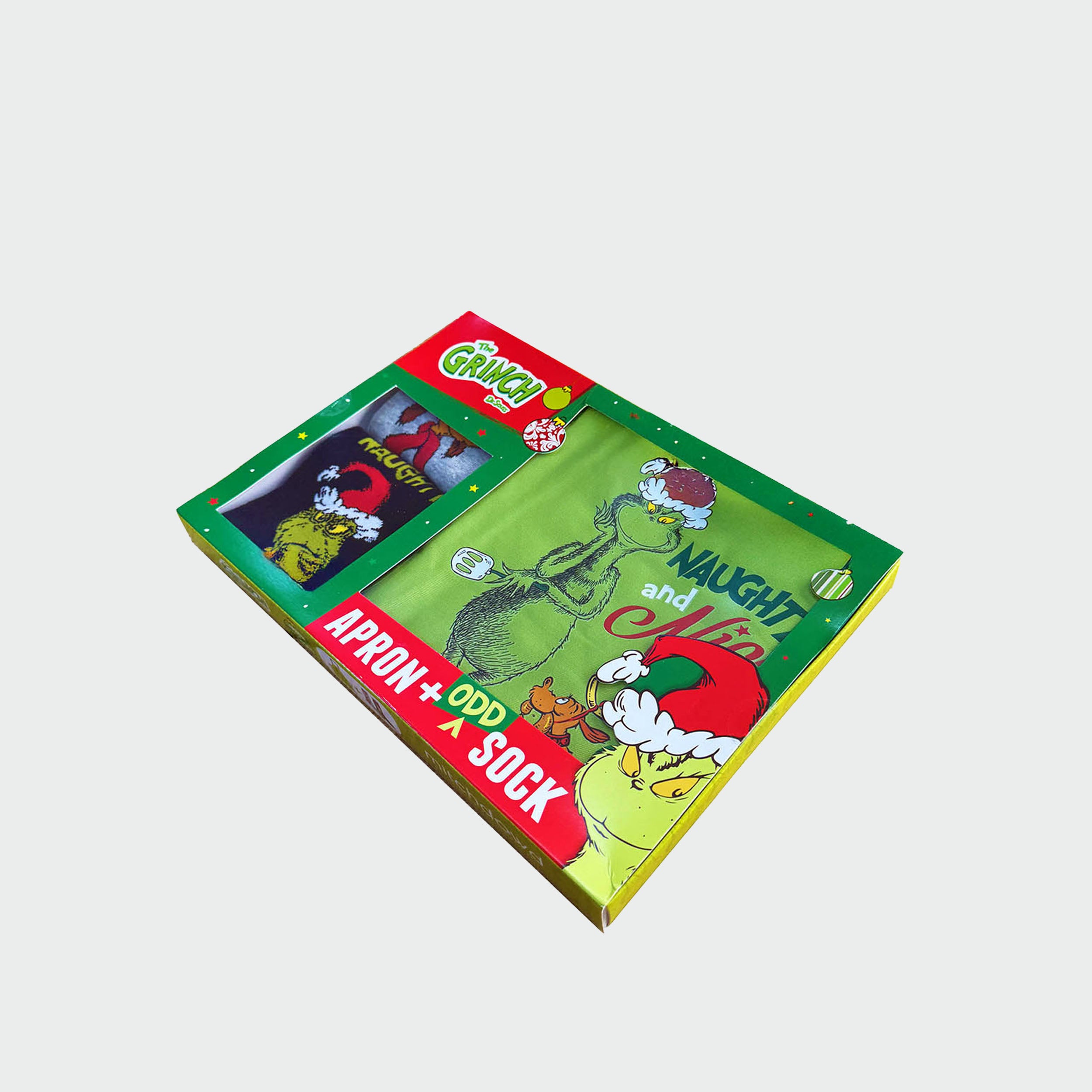 Mitchdowd Mens Grinch Sock and Apron