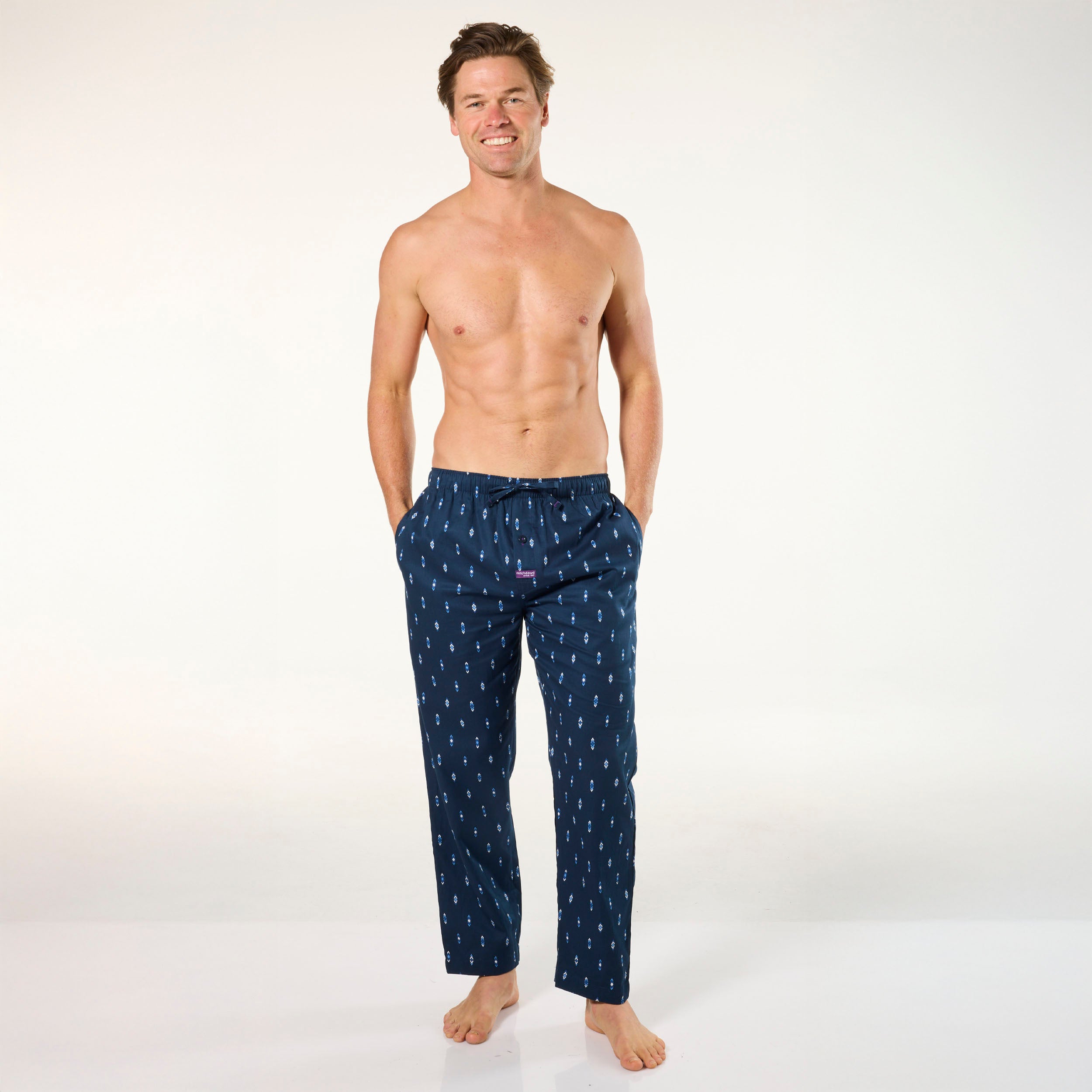 Men's Flint Cotton Sleep Pant - Navy