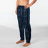 Men's Roland Check Cotton Flannel Sleep Pant - Navy