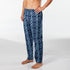 Men's Circle Geo Cotton Flannel Sleep Pant - Navy