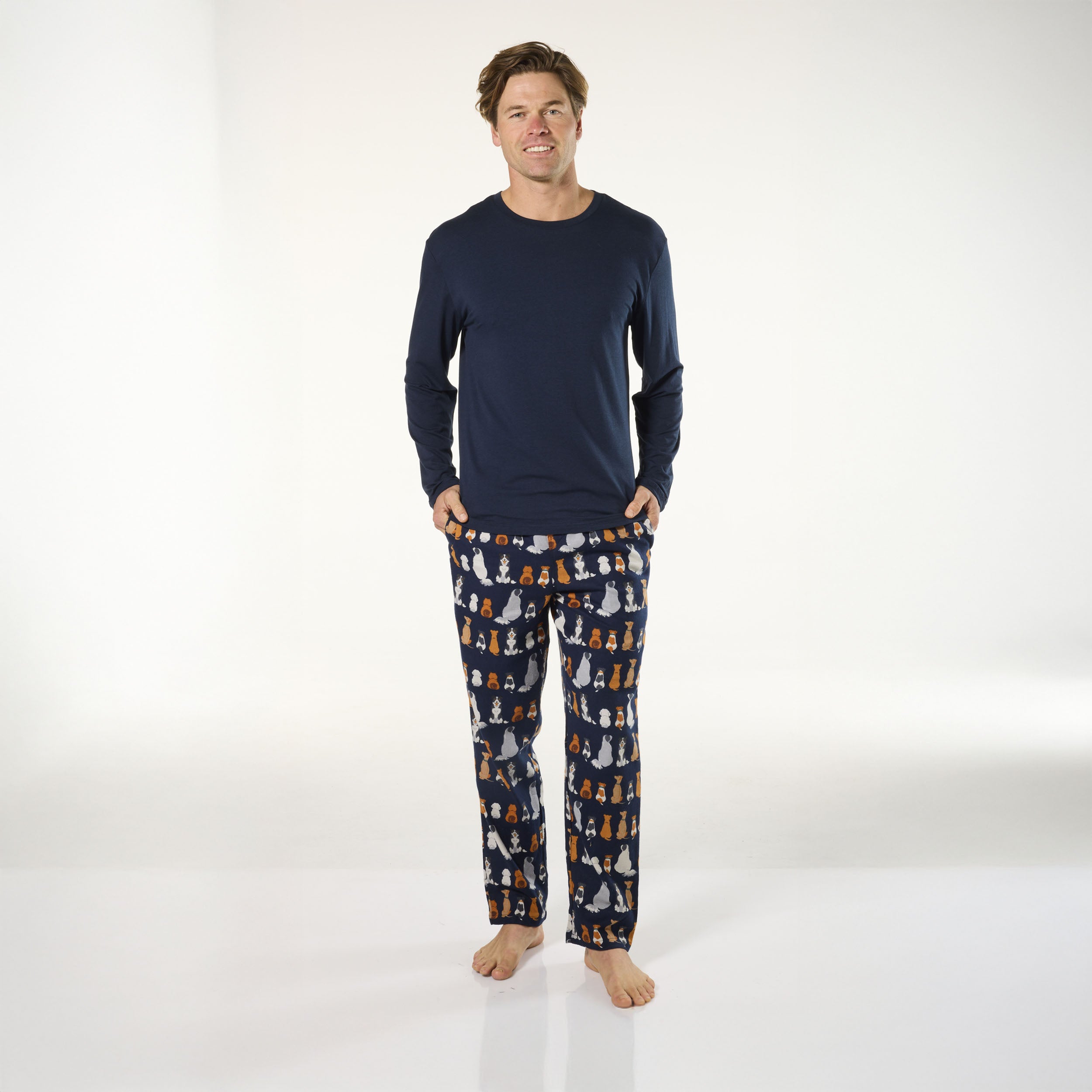 Men's Bamboo Sleep Set - Navy