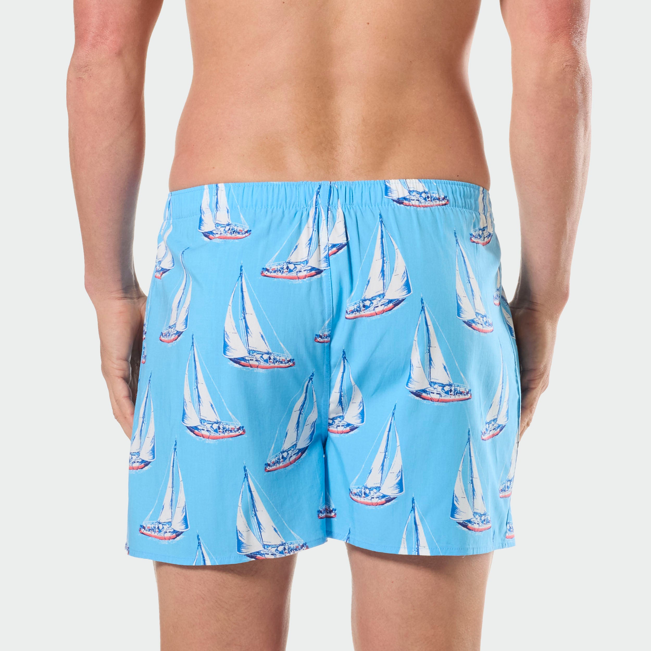 Mitchdowd Mens Bamboo Sailing Boxer Shorts