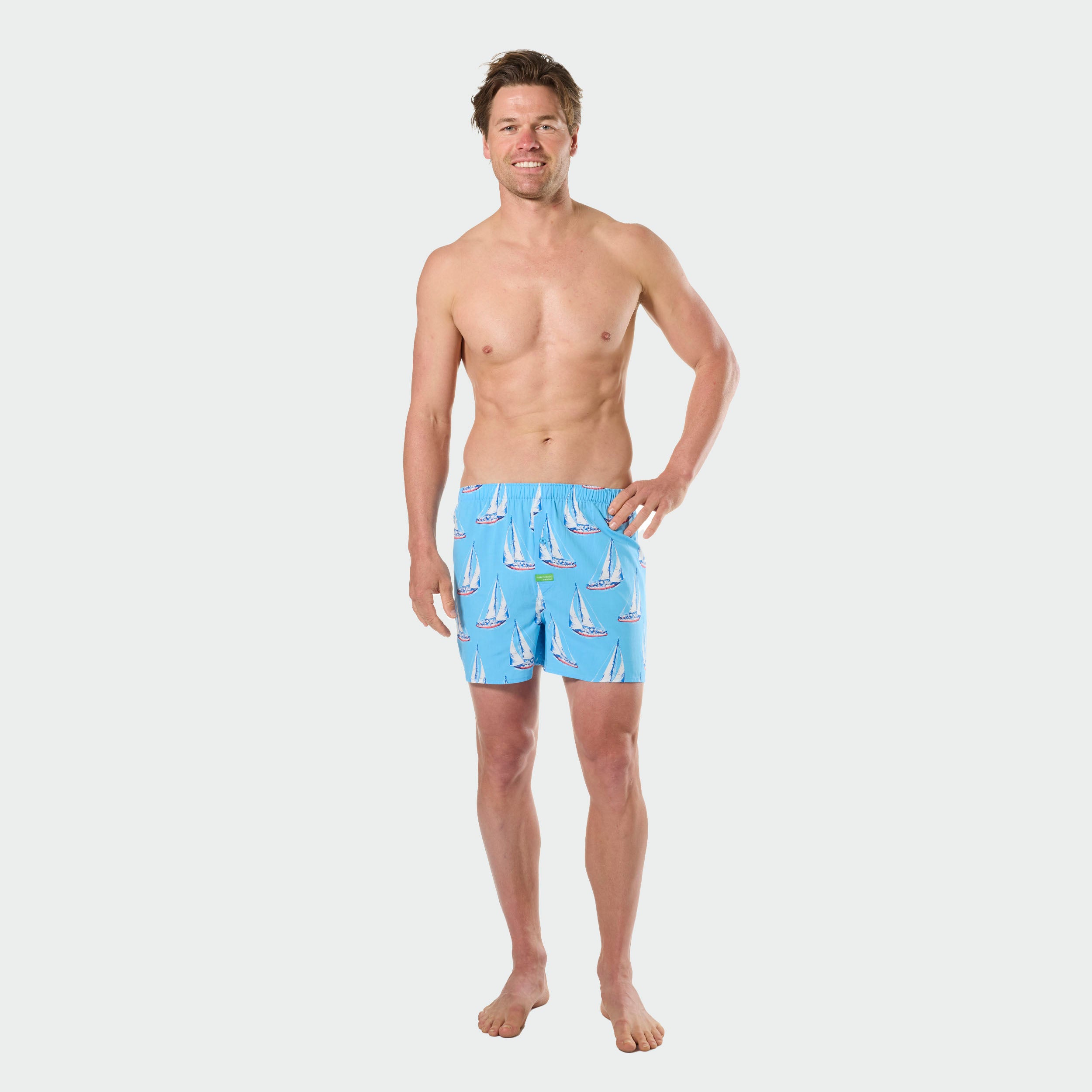 Mitchdowd Mens Bamboo Sailing Boxer Shorts