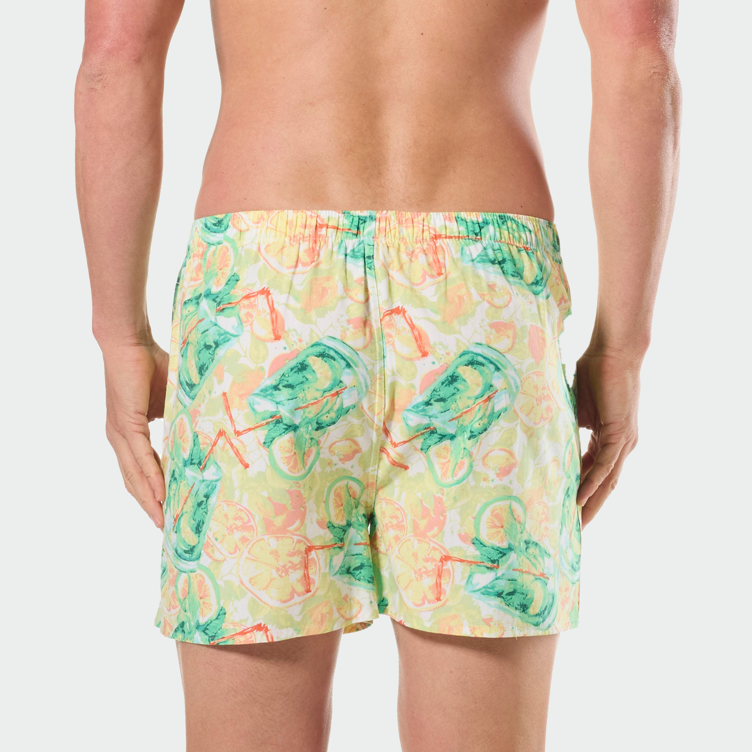 Mitchdowd Men’s Bamboo Cocktail Print Boxer Short