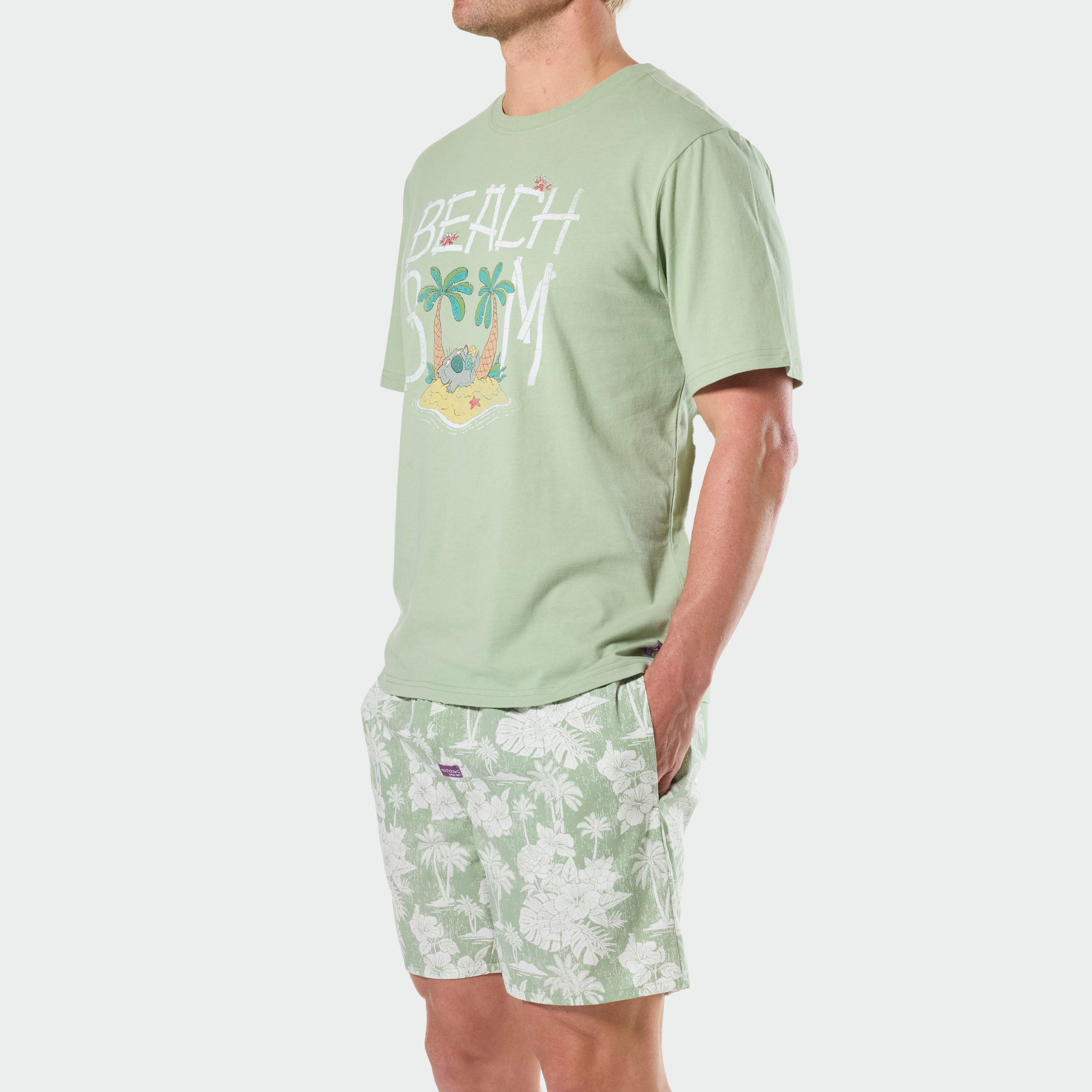 Mitchdowd Mens Beach Bum Pyjama Set