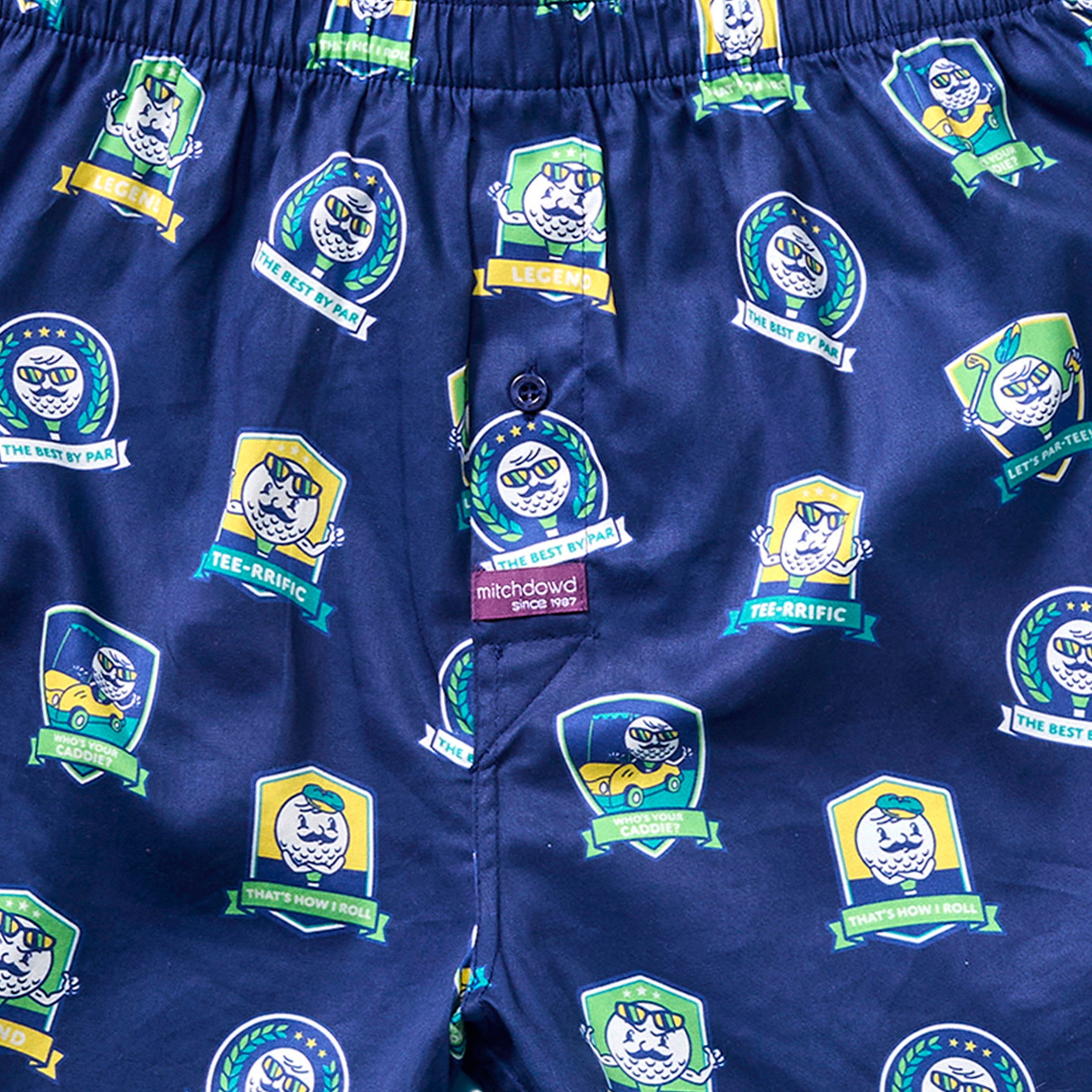 Mitchdowd Mens Golf Boxer and Sock Multi Pack