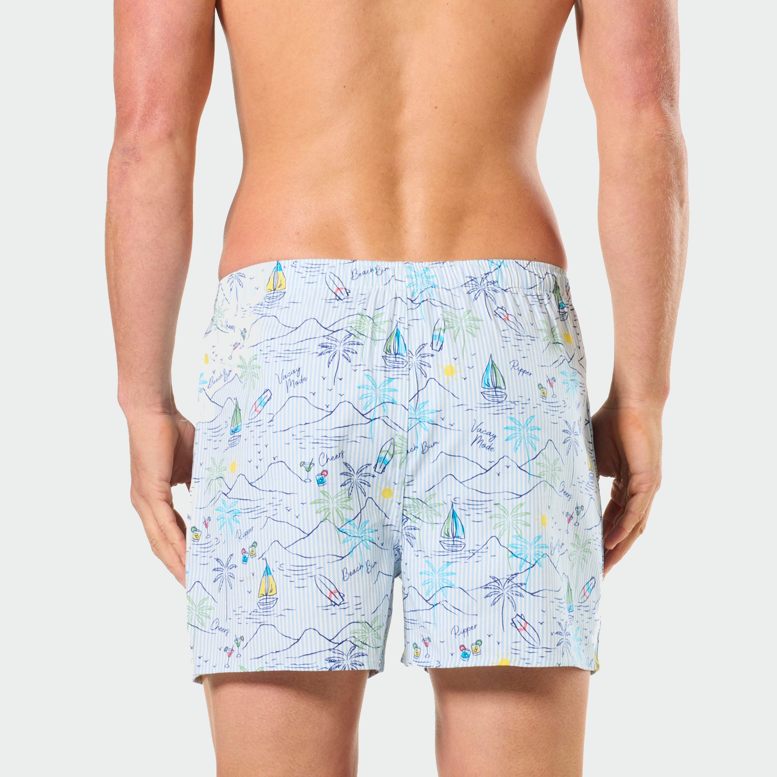 Mitchdowd Mens Vacation Boxer Shorts