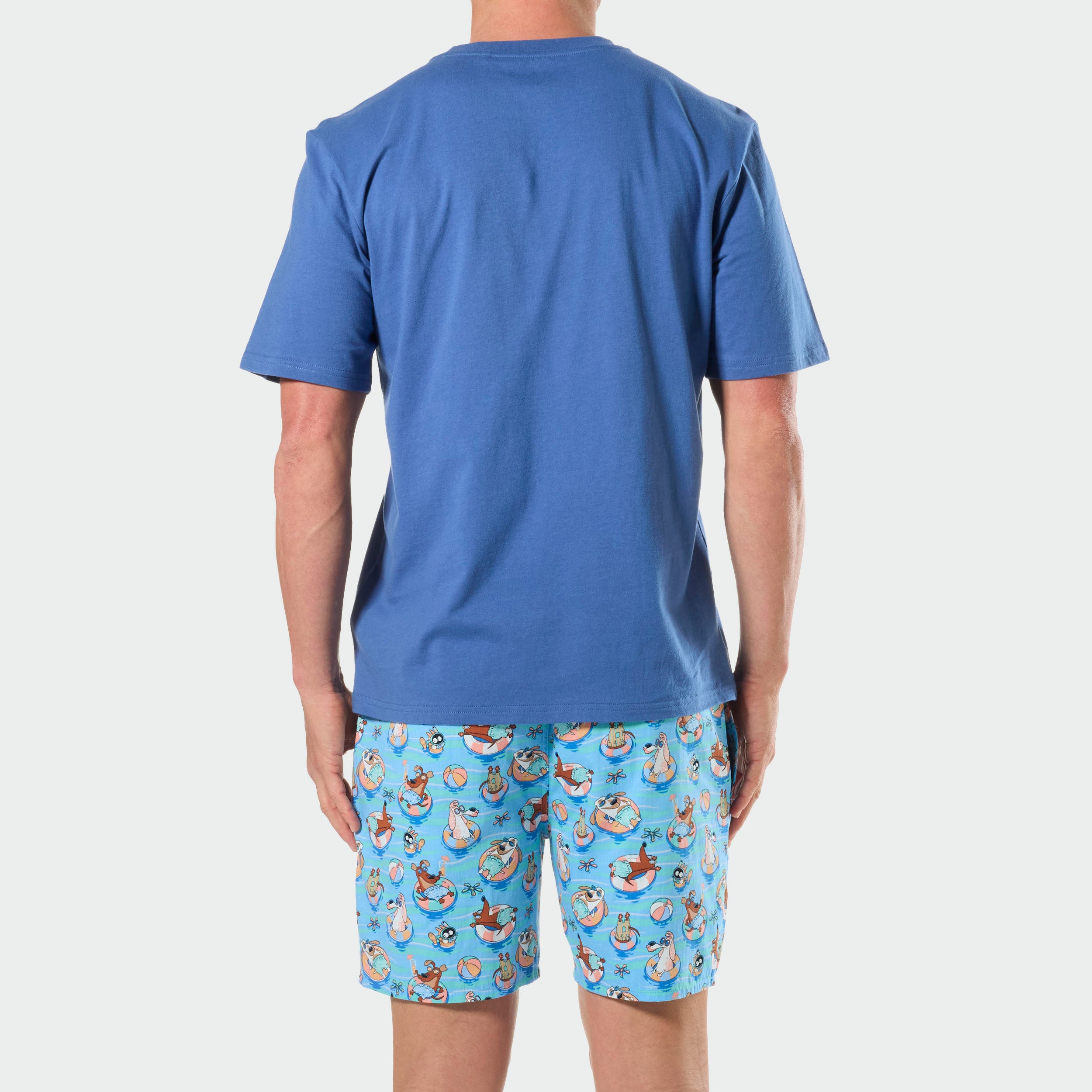 Mitchdowd Mens Fun Summer Sleepwear Set