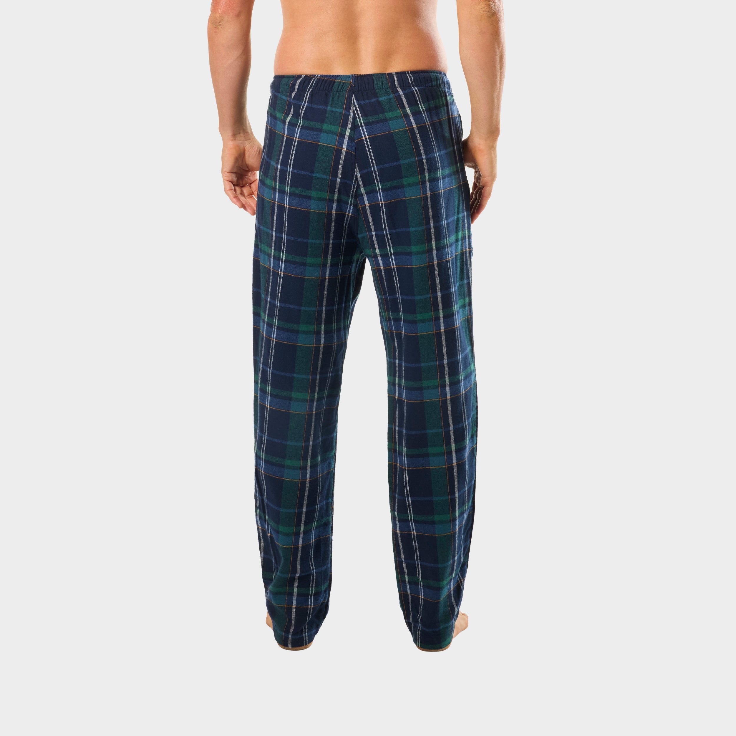 Mens Ice Tea Flannel Sleep Pants - Mid Blue