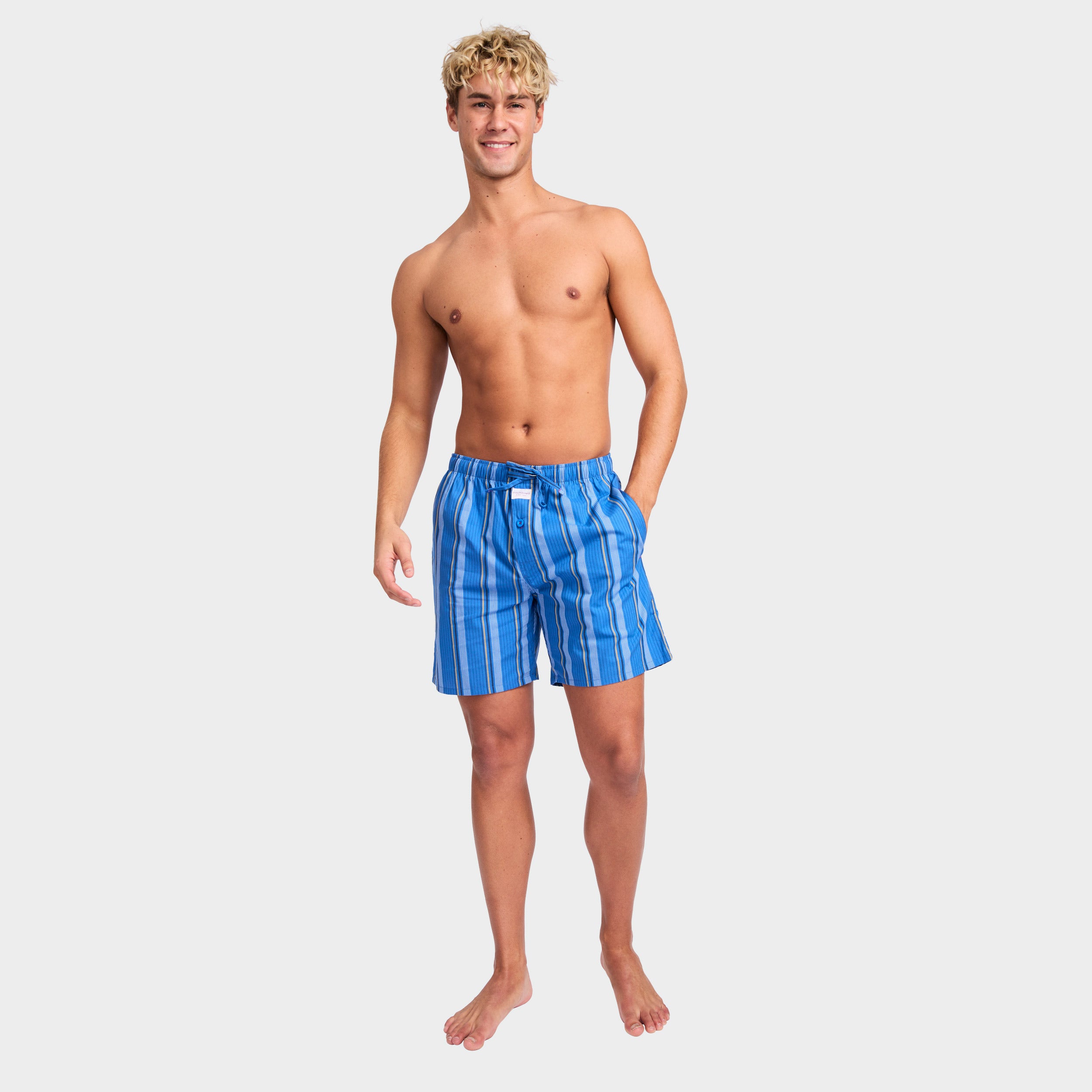 Mitchdowd Men’s Surf 1968 Cotton Sleep Shorts 2 Pack