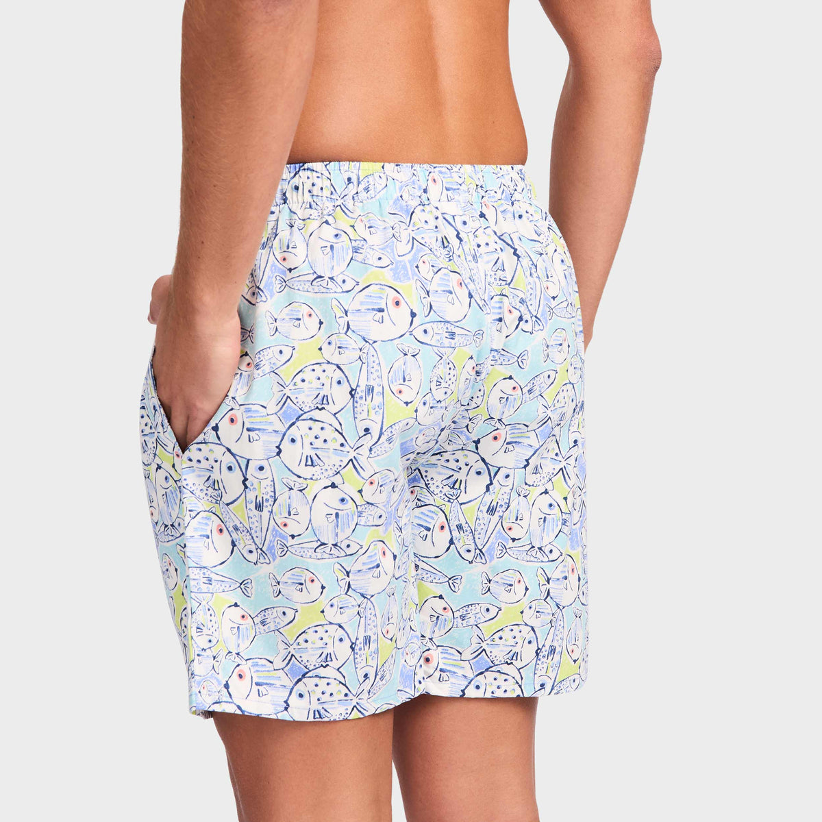 Mitchdowd Fishies Cotton Sleep Shorts
