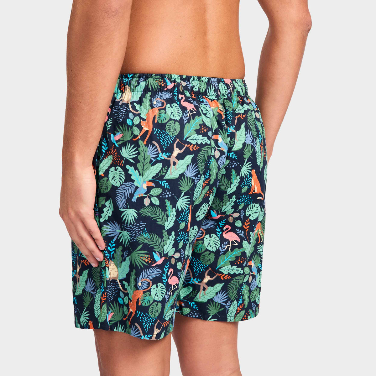 Mitchdowd Men's Jungle Juice Cotton Sleep Shorts