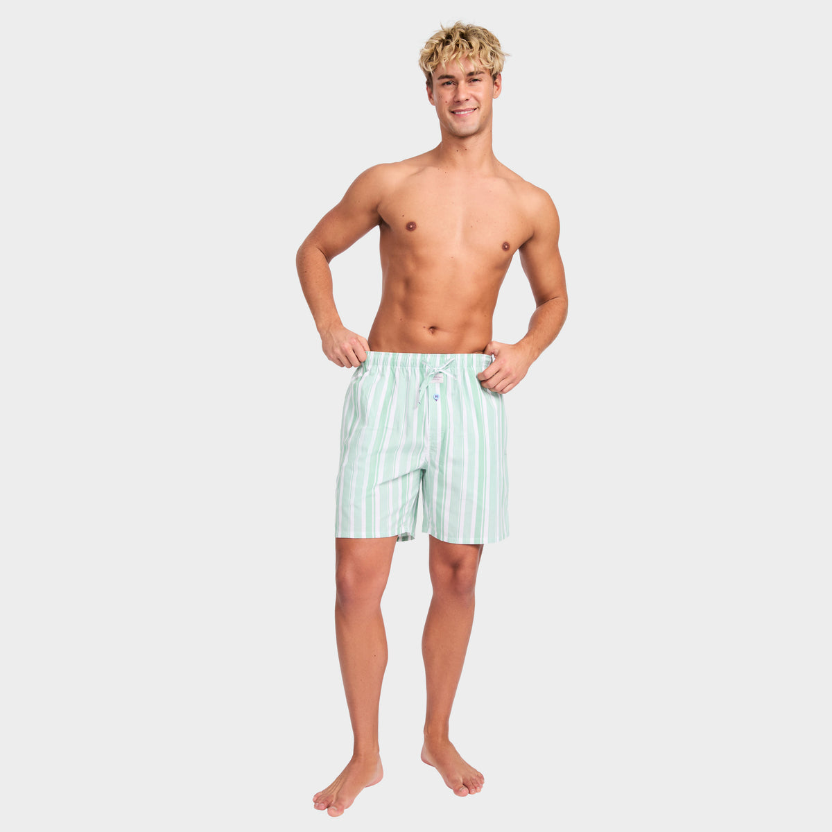 Mitchdowd Men's Jungle Juice Cotton Sleep Shorts