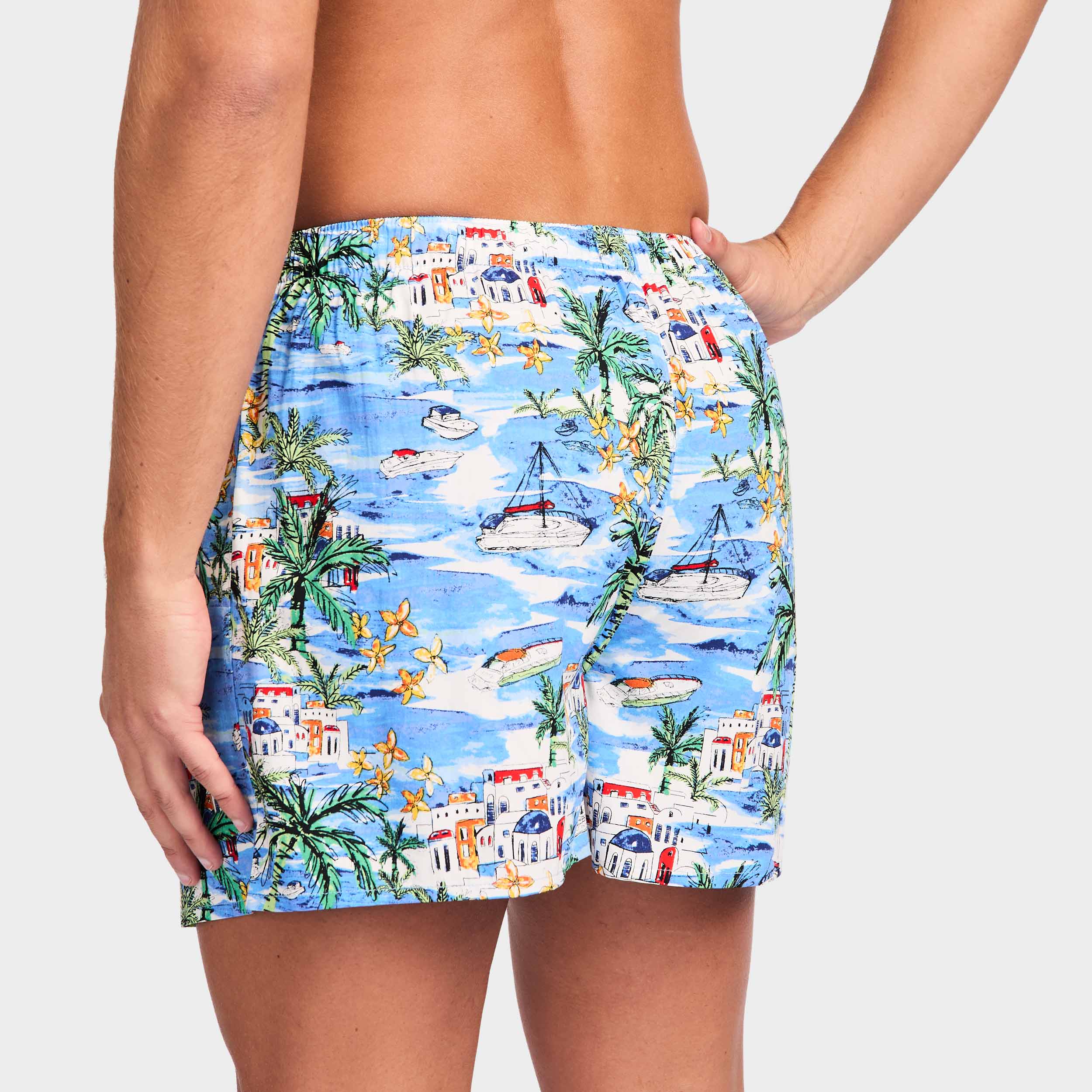 Mitchdowd Men’s Italian Riviera Bamboo Boxer Shorts