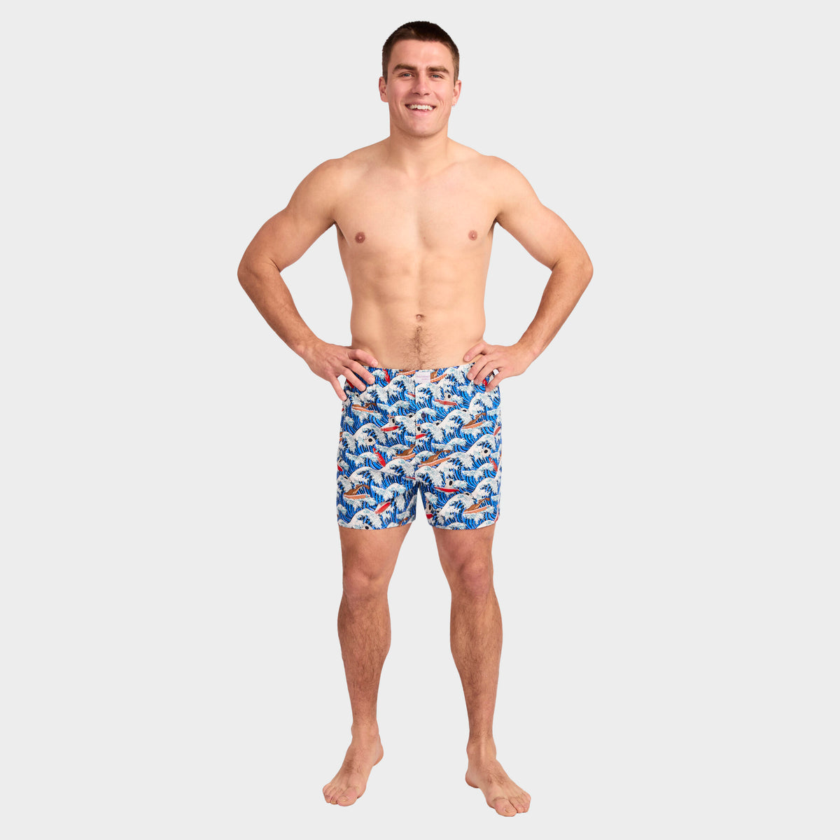 Mitchdowd Men's Aussie Surf Bamboo Boxer Shorts