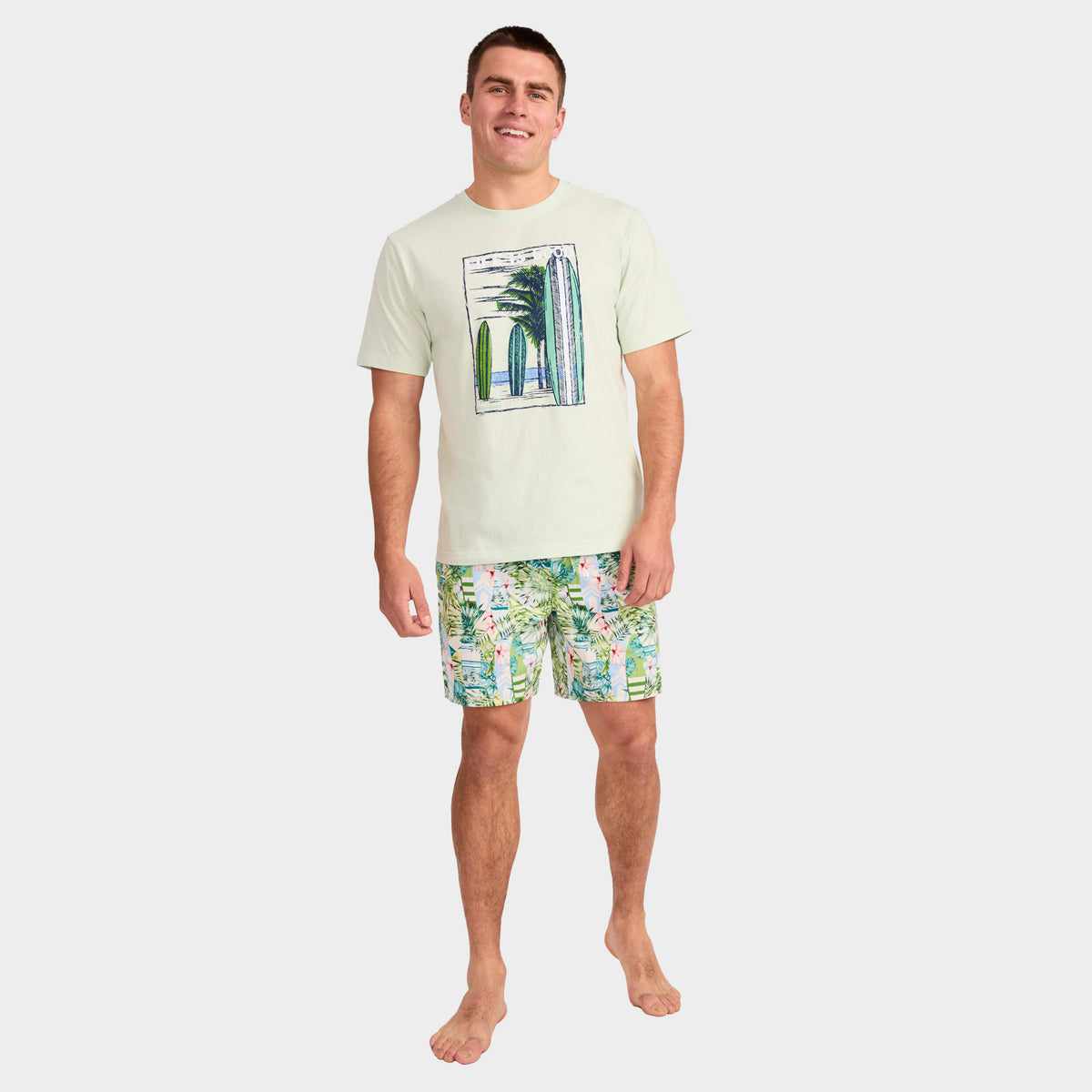 Mitchdowd Men's Life Is Good Cotton Pyjama Set