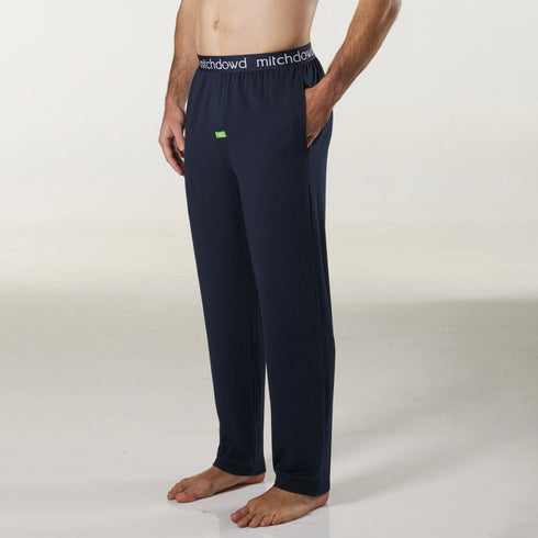 Men's Soft Bamboo Knit Sleep Pants - Navy