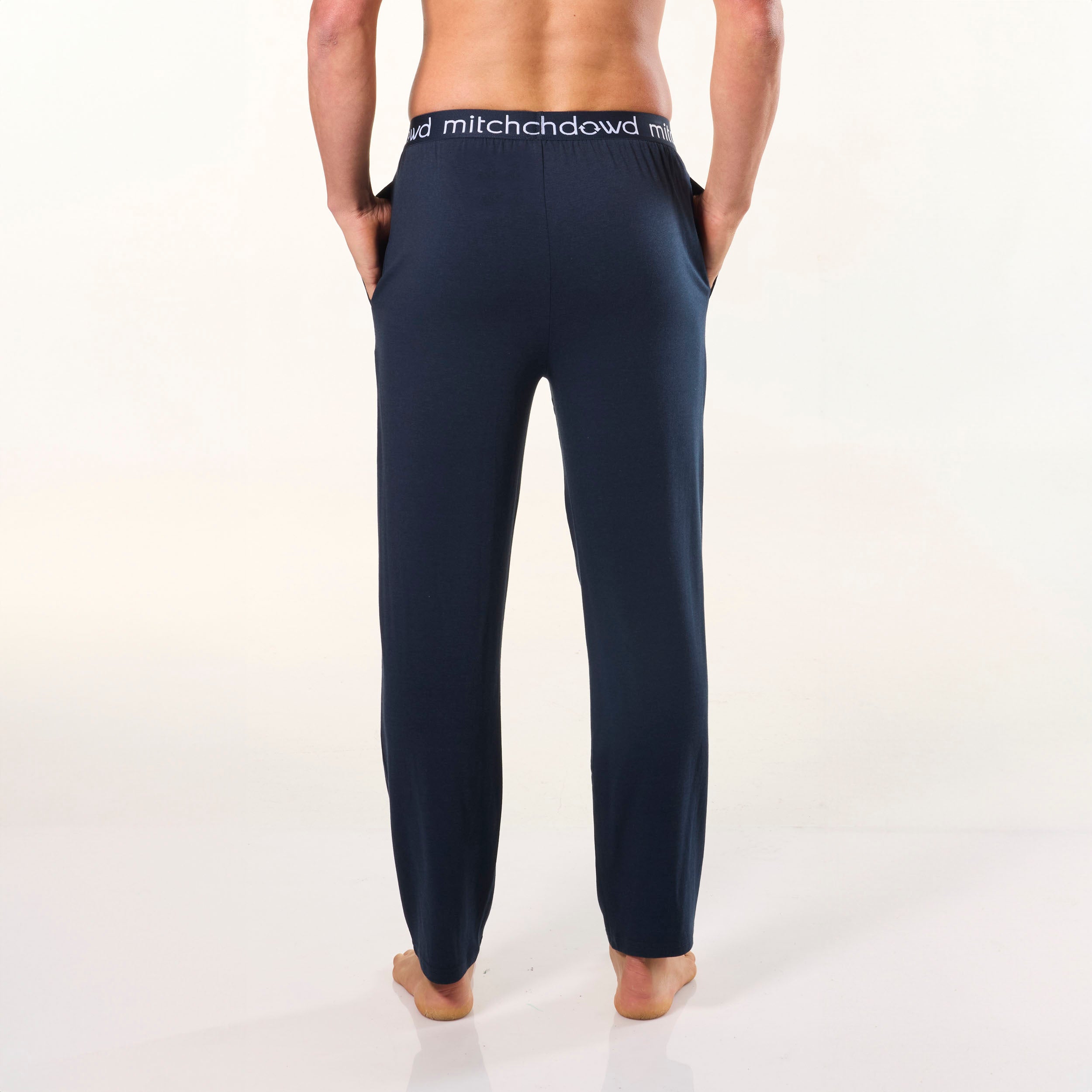 Men's Soft Bamboo Knit Sleep Pants - Navy
