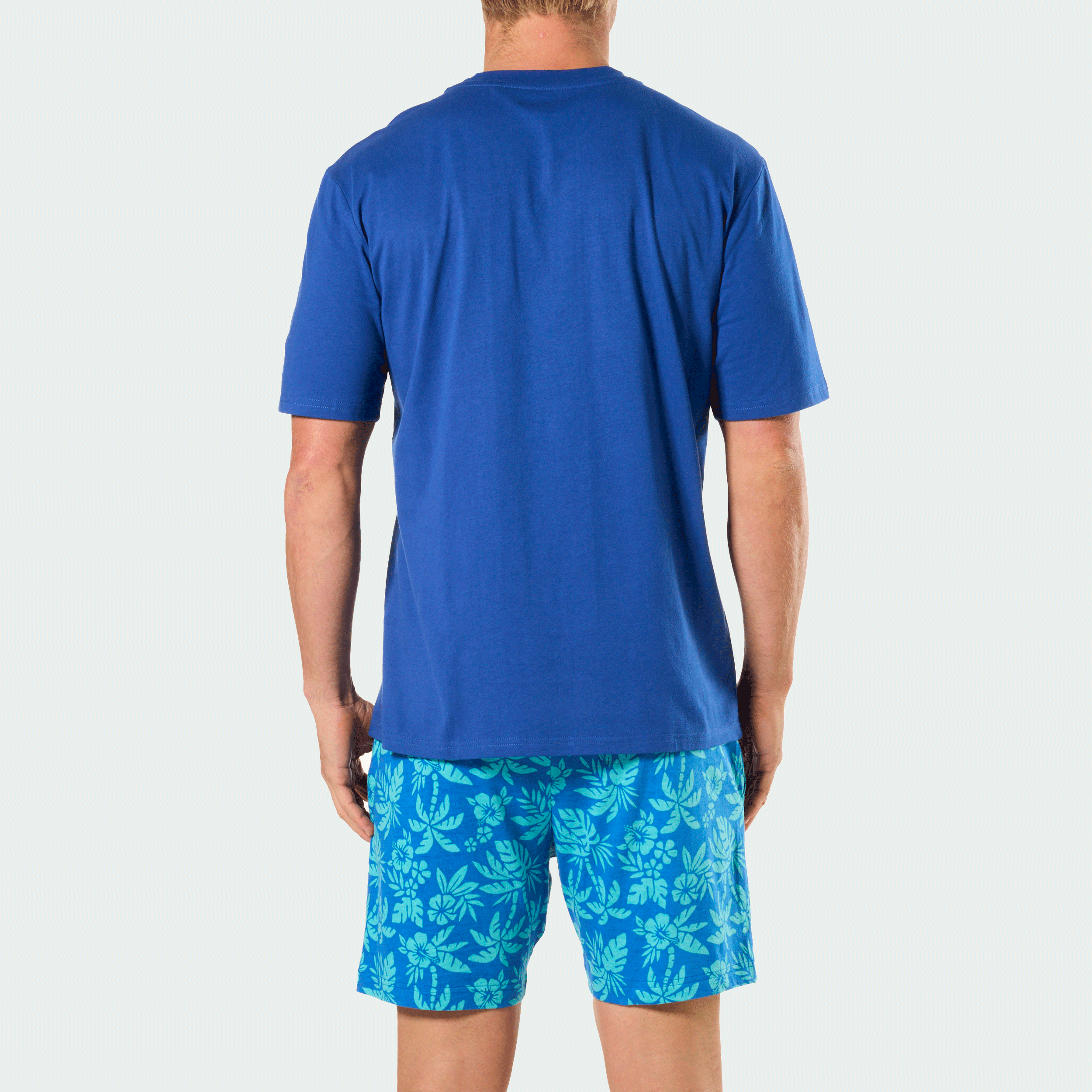 Mitchdowd Men’s Short Sleeve Pyjama Set in Off Duty Print