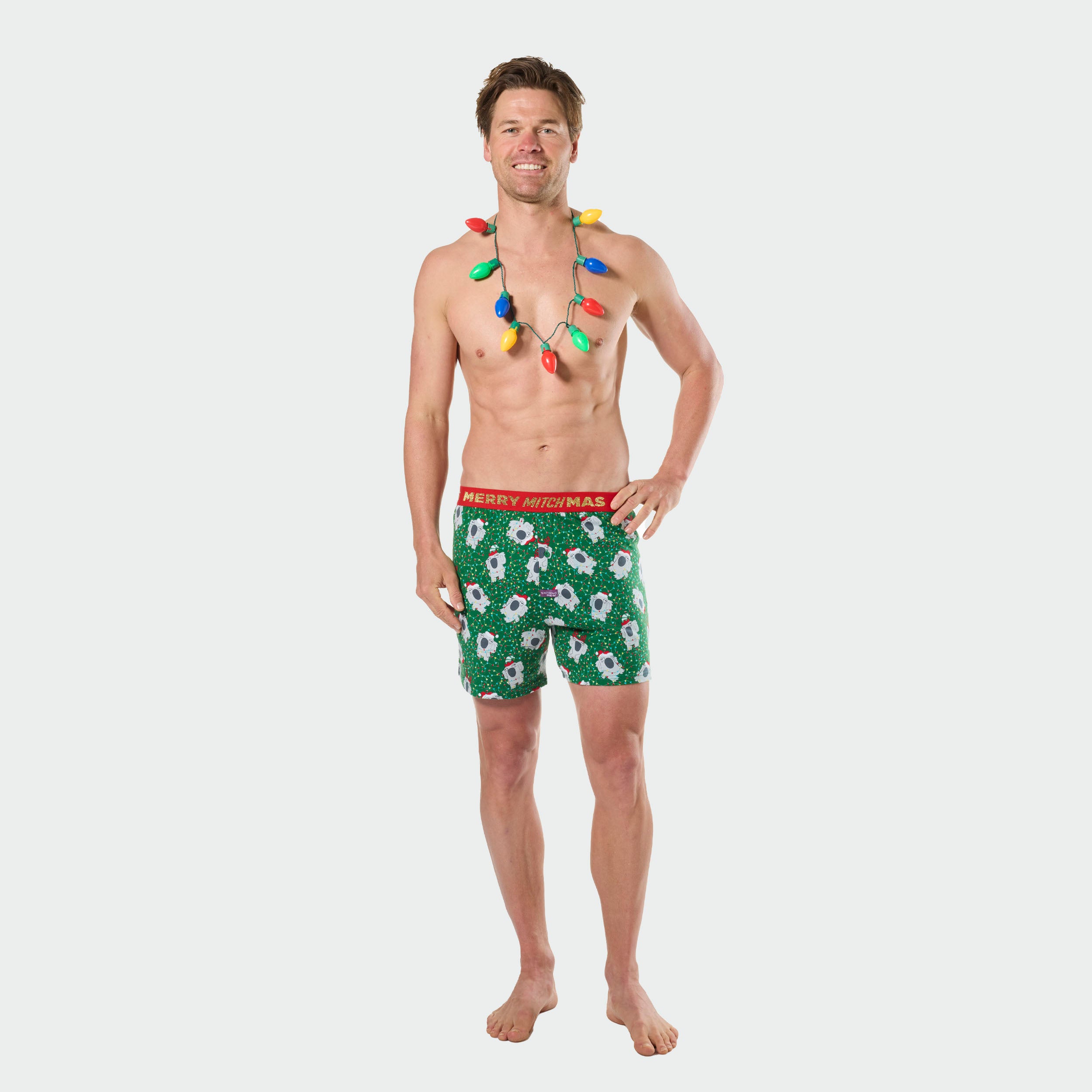 Mitchdowd Christmas Koala Mens Boxer Short
