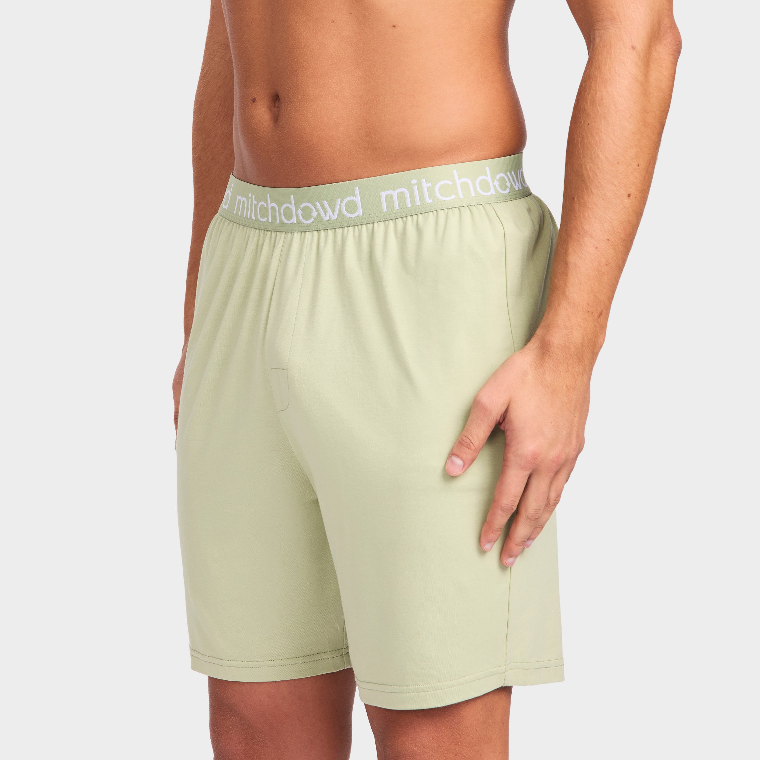 Mitchdowd Men’s Bamboo Knit Sleep Shorts