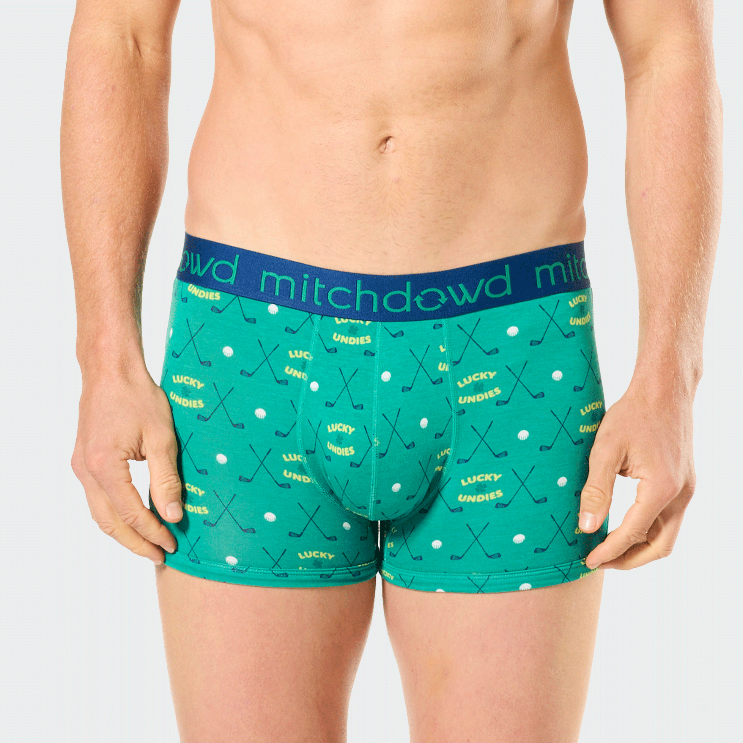 Mitchdowd Men's 2 Pack Lucky Bamboo Trunks