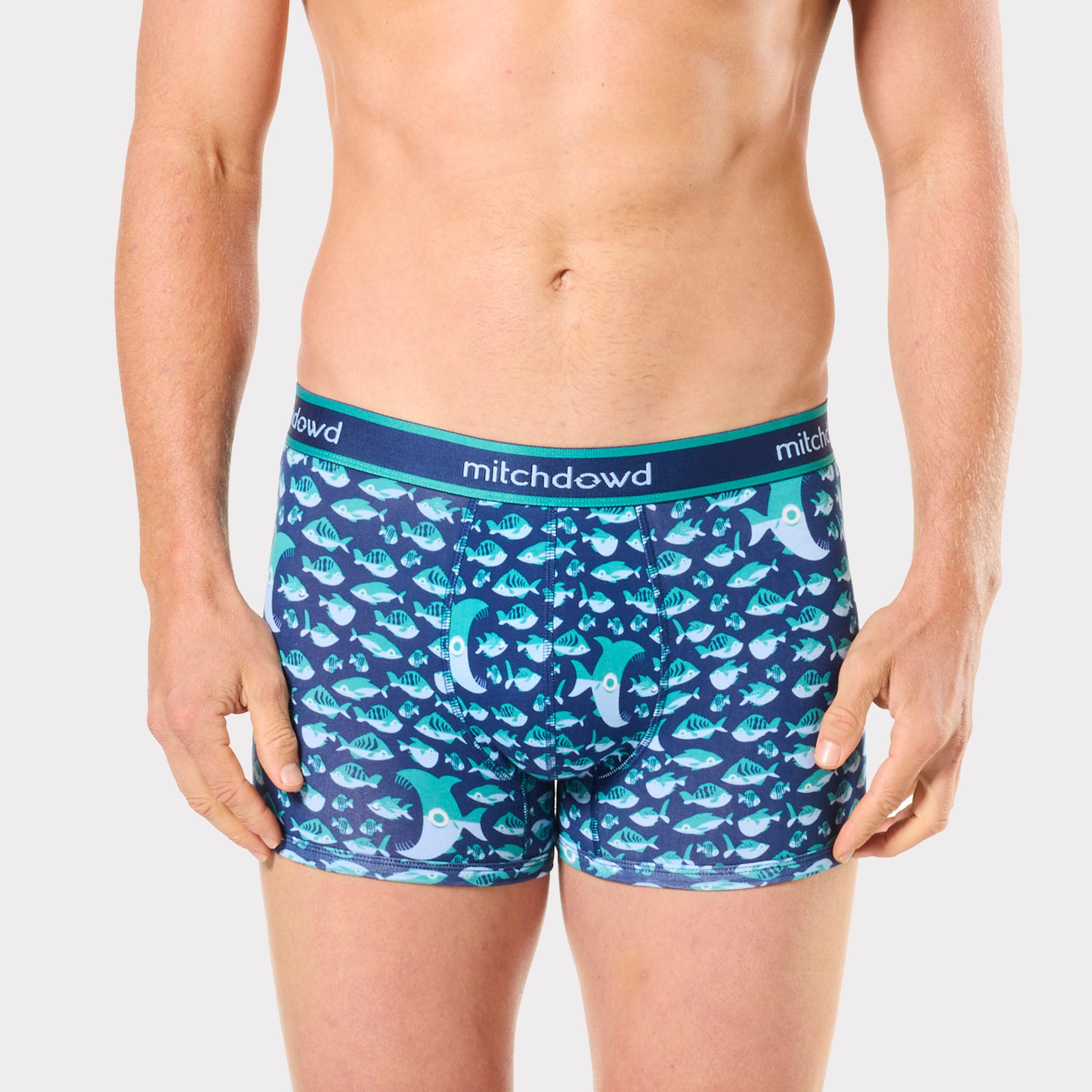 Mitchdowd Mens 3 Pack Bamboo Trunks