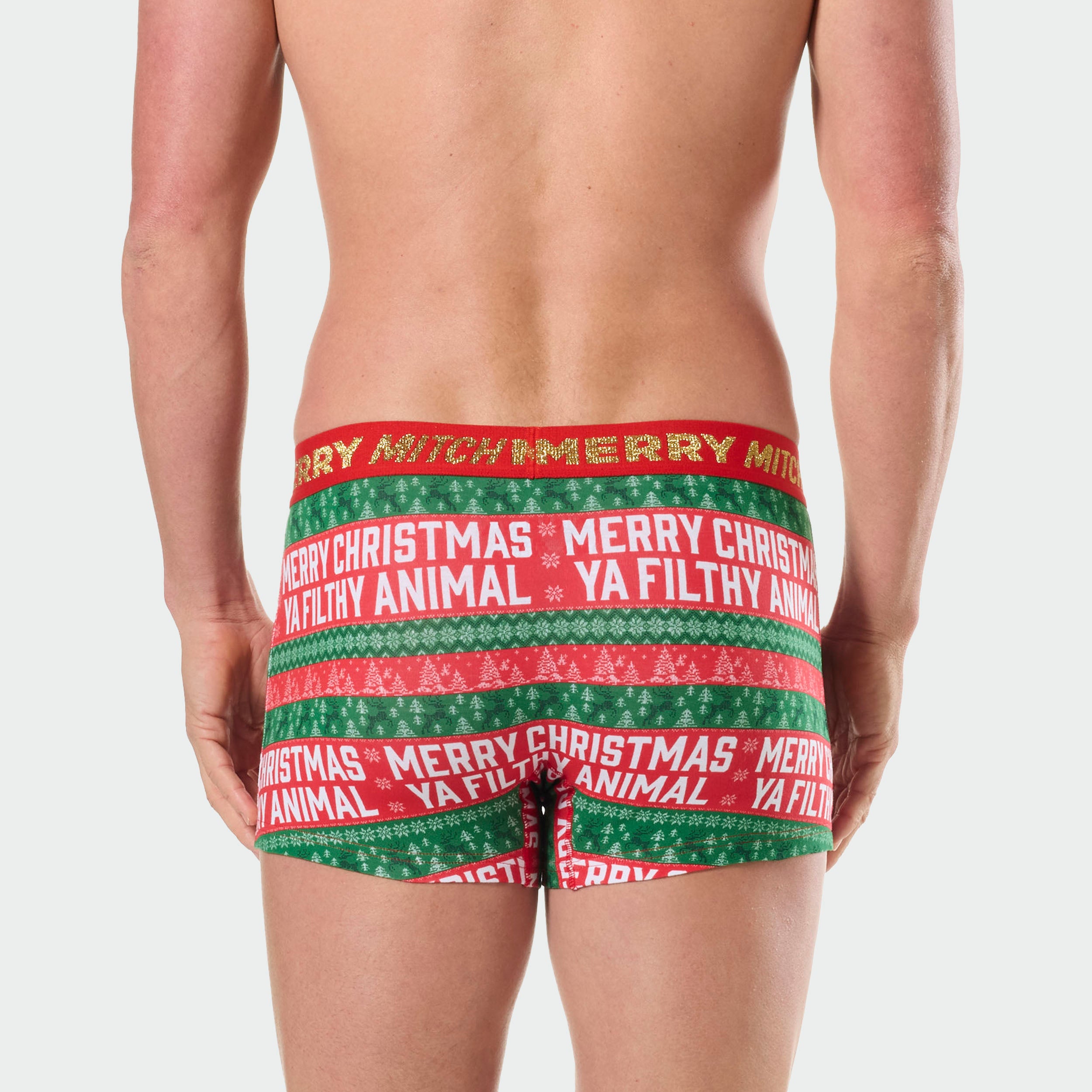 Mitchdowd Filthy Animal Christmas Mens Trunk