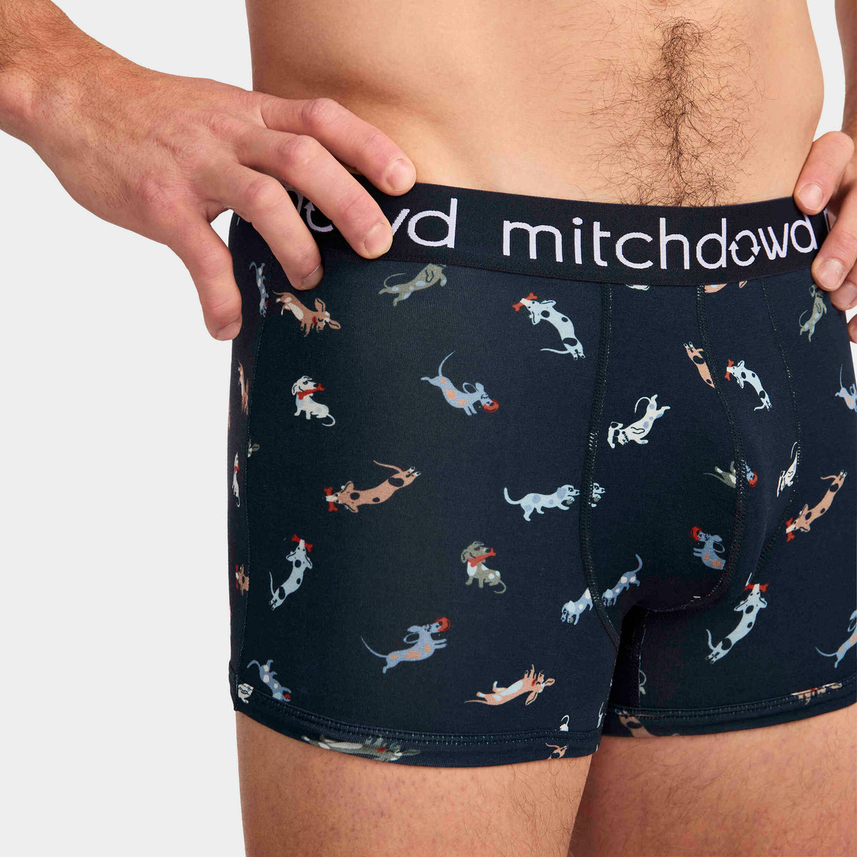 Mitchdowd Walk the Dog Men’s Bamboo Trunk and Sports Bag Gift Box