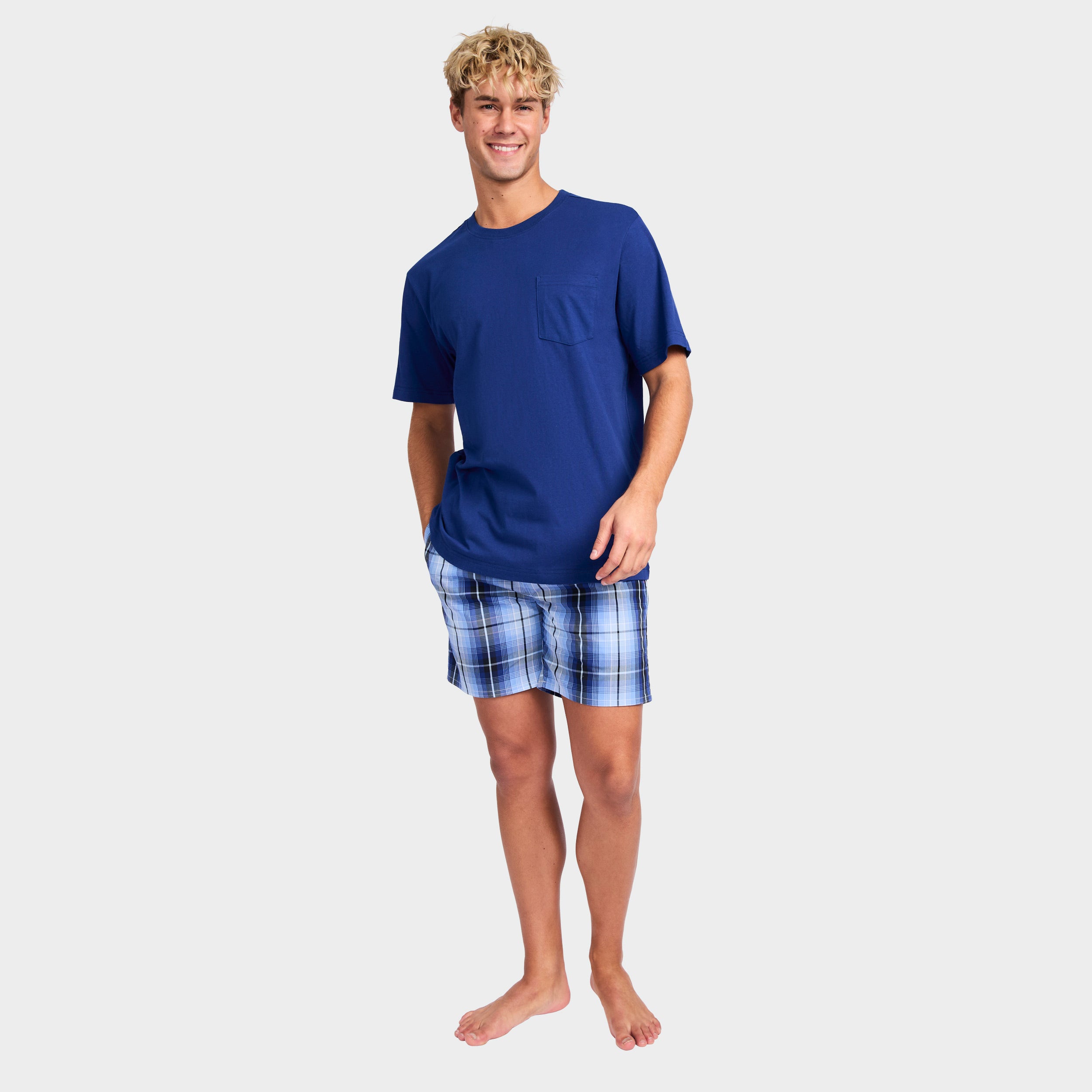 Mitchdowd Men’s Cotton Pocket Sleep Tee