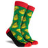 Men's Grinch Whatever Cotton Crew Socks 3 Pack Gift Box - Red & Green