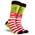 Men's Grinch Whatever Cotton Crew Socks 3 Pack Gift Box - Red & Green