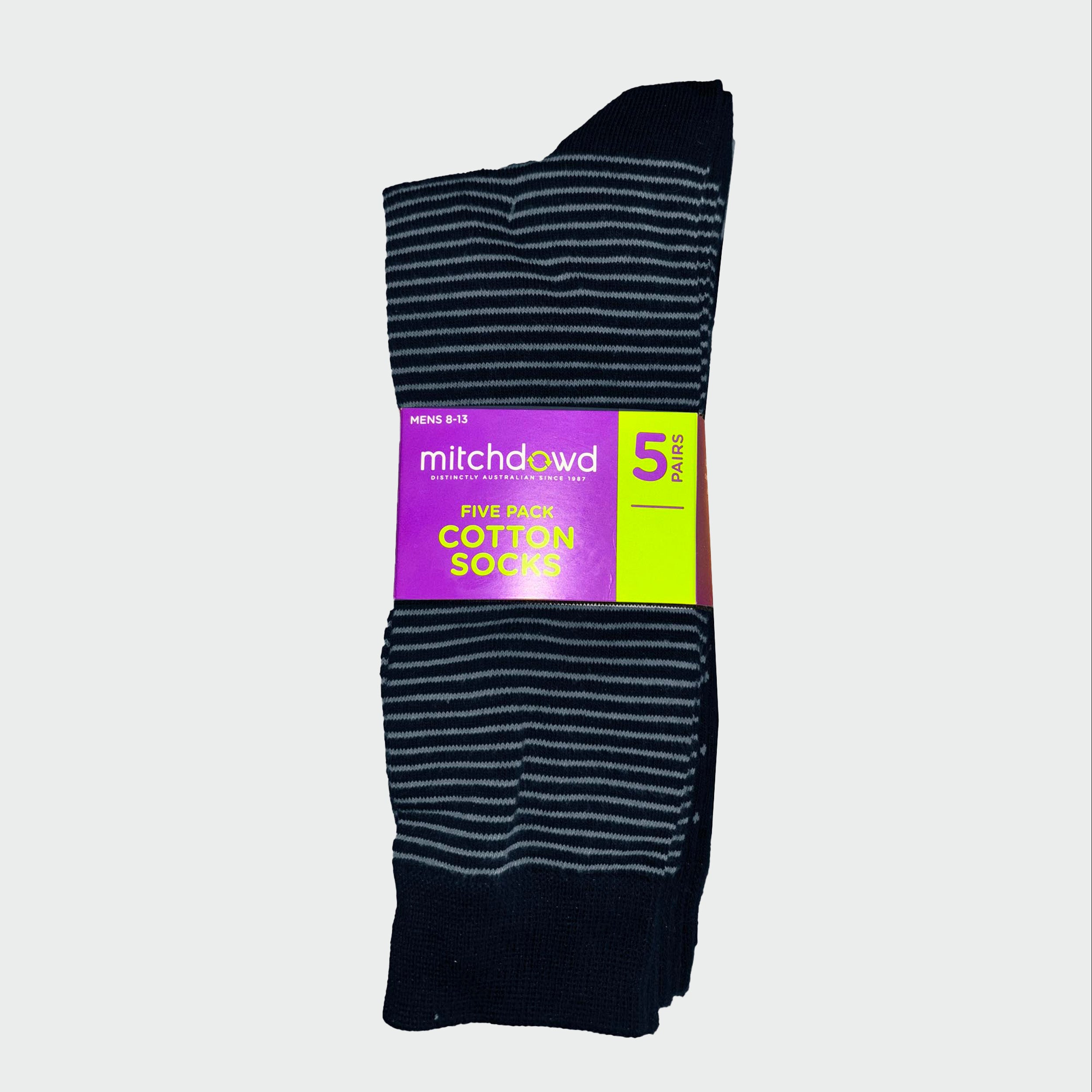 Mitch Dowd Men's Pattern Bamboo Sock 5 Pack