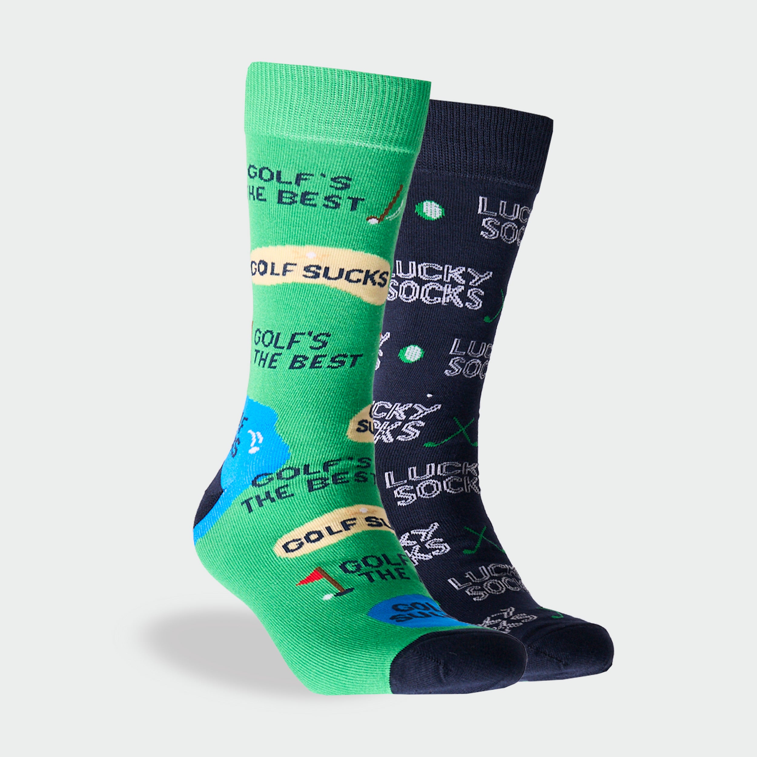 Mitchdowd Men’s Lucky Golf Bamboo Socks 2 Pack