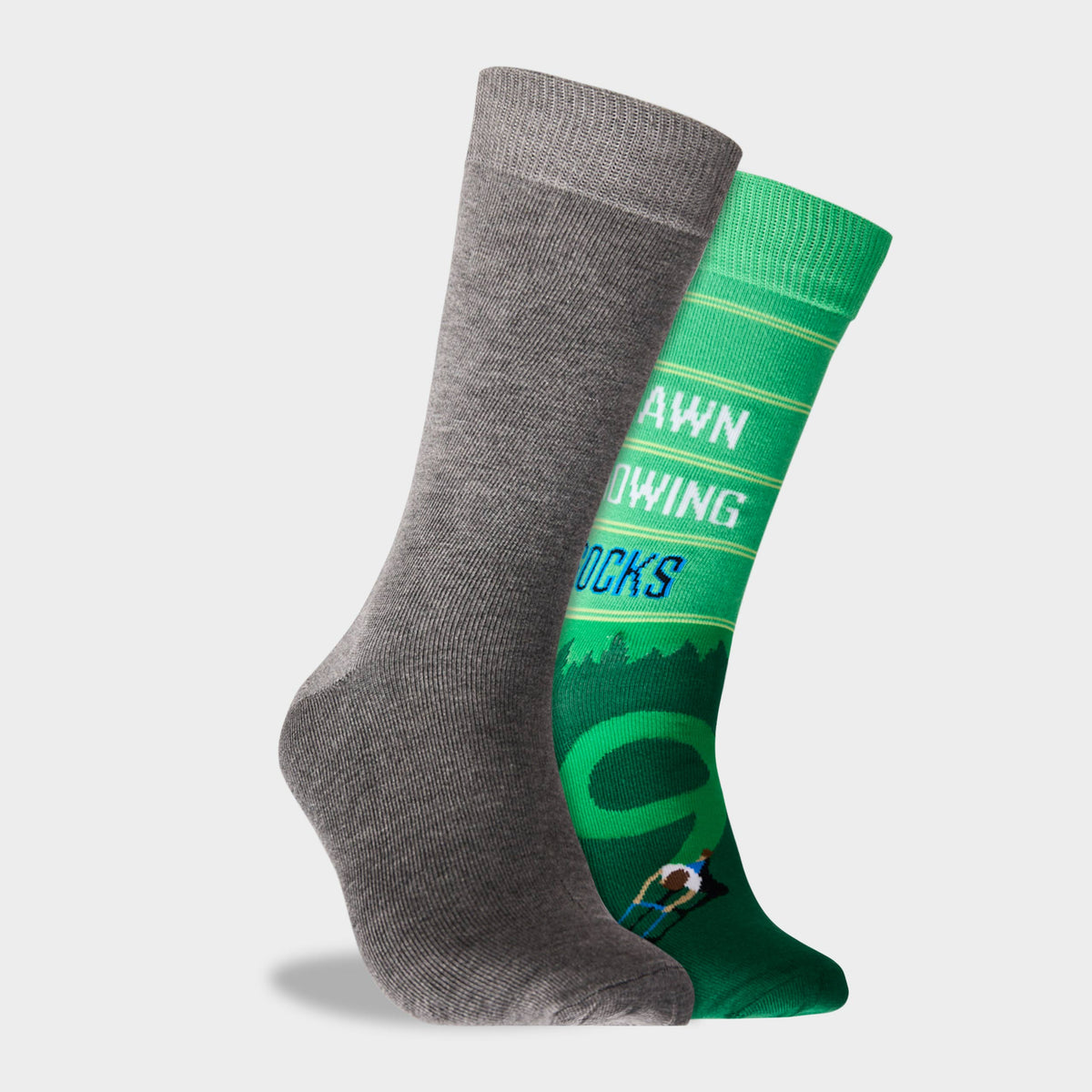 Mitchdowd Men's Lawn Mower Bamboo Socks 2 Pack