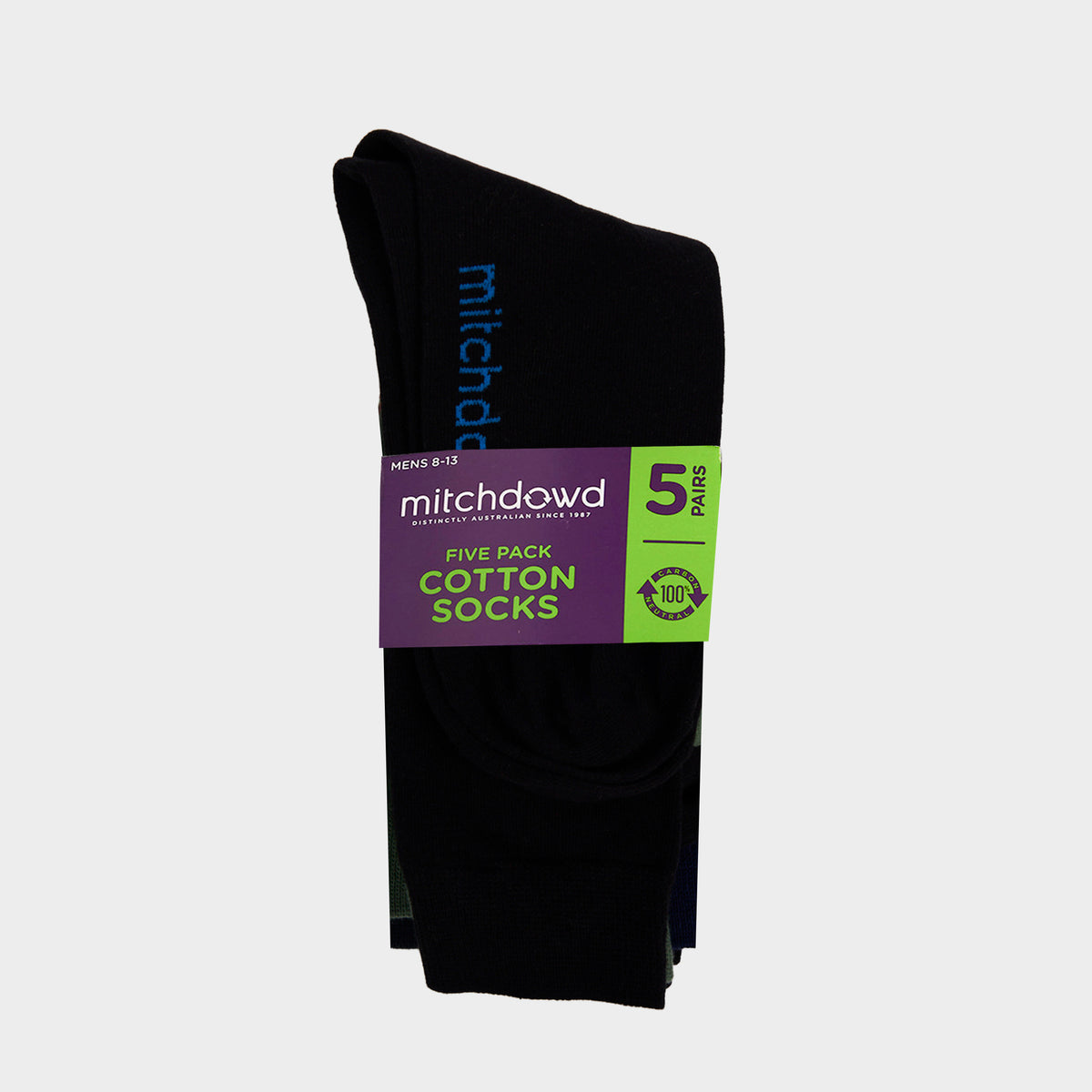 Mitchdowd Men's Bad Dogs Cotton Socks 5 Pack