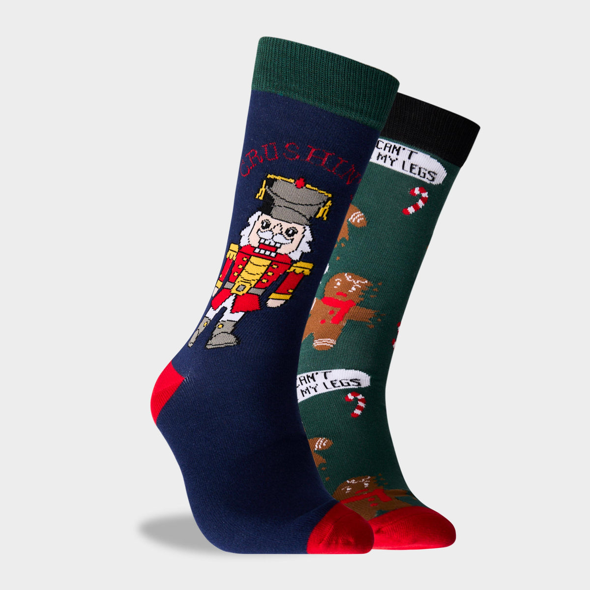 Mitchdowd Men's Crushin It Christmas Socks 2 Pack