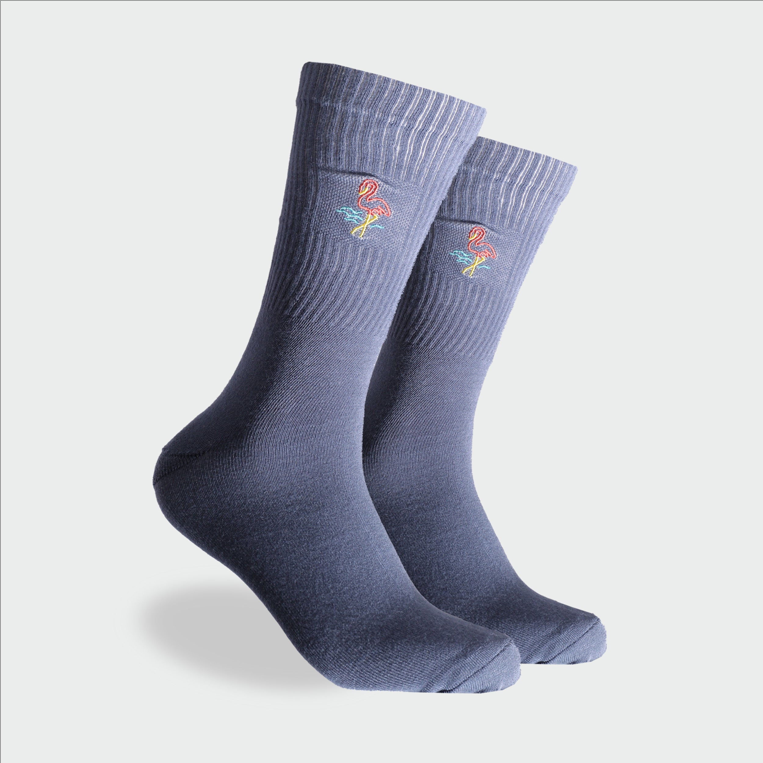 Mitchdowd Men's Summer Fine Bamboo Sport Sock - Blue