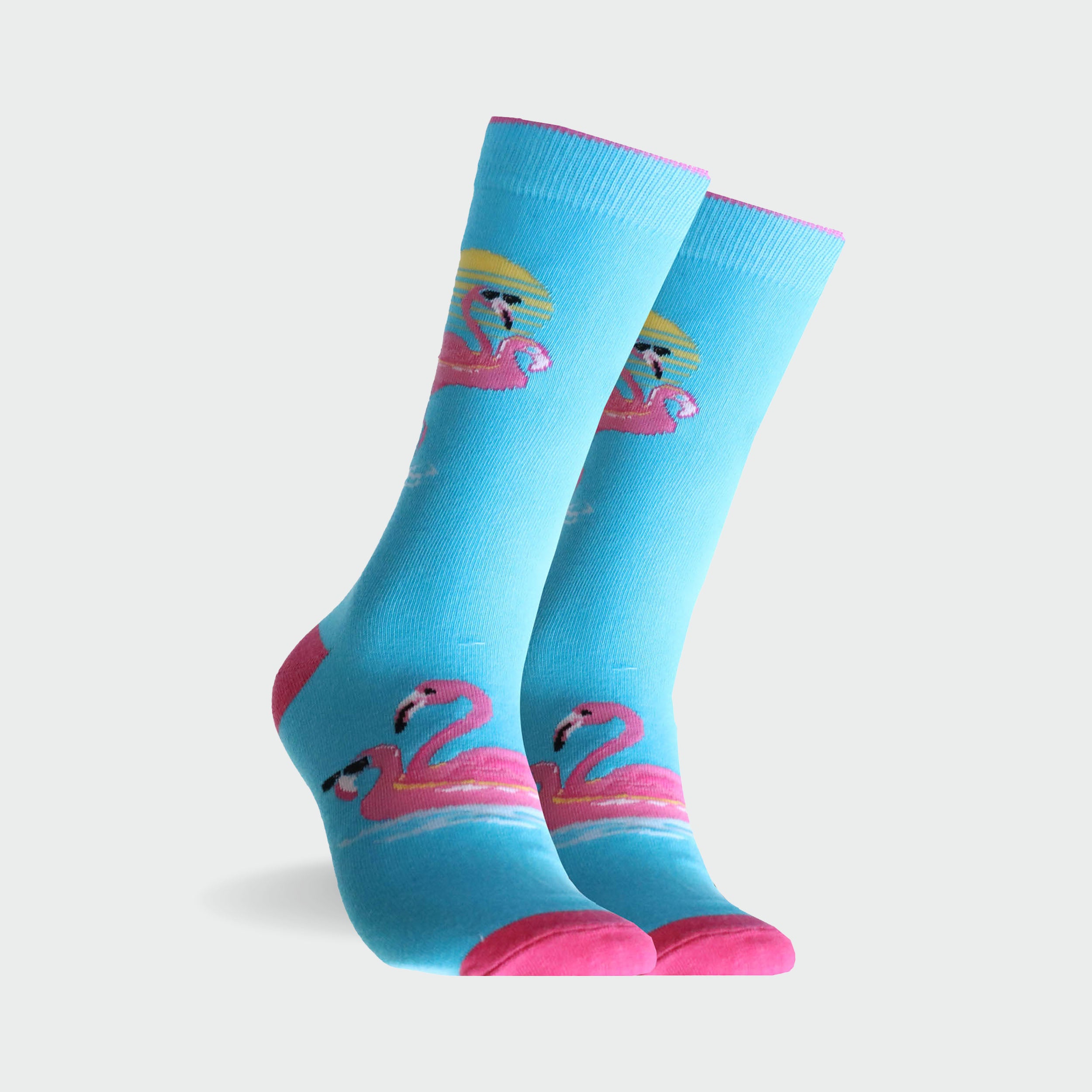 Mitchdowd Cool Flamingo Mens Crew Socks