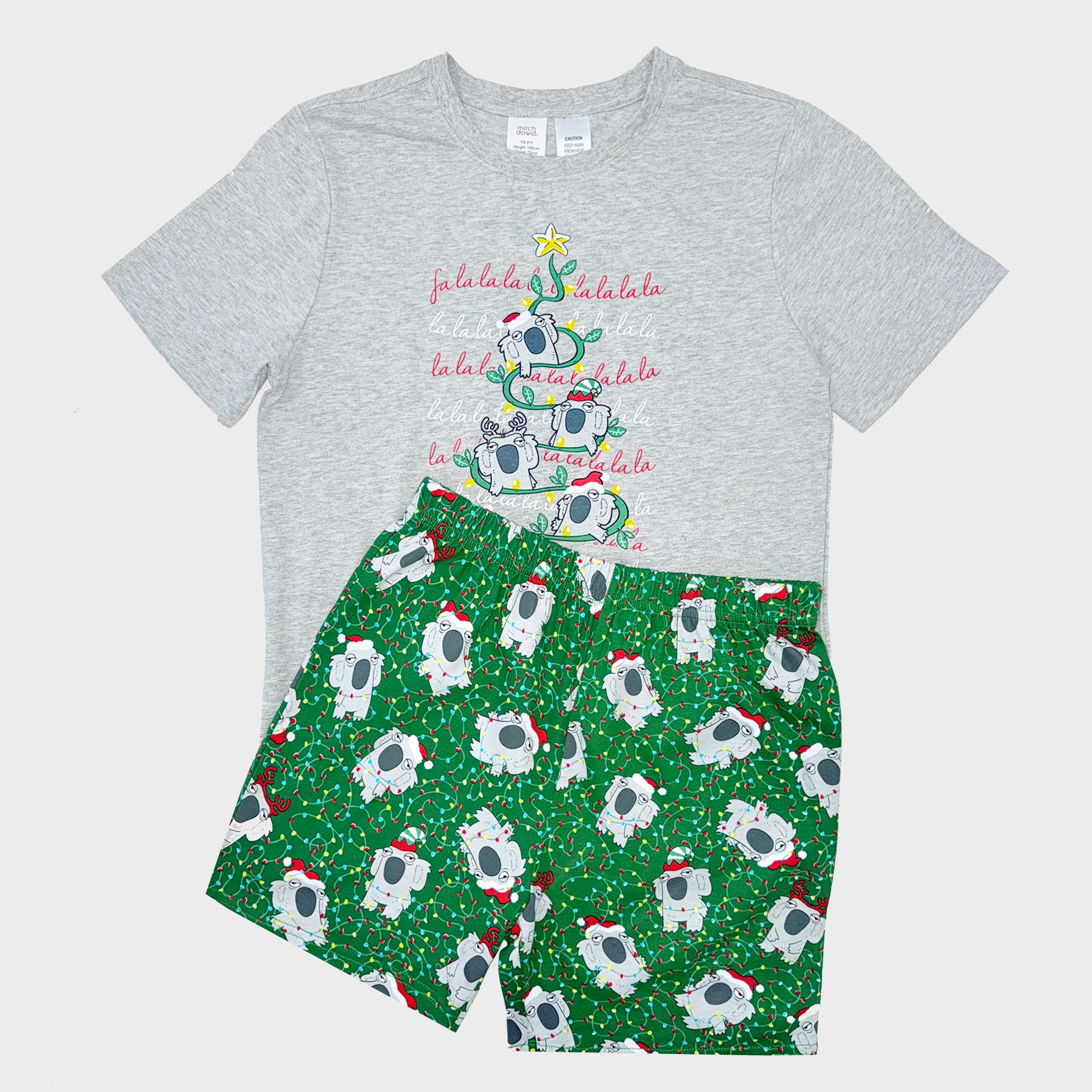 Kids Christmas Koala Men's Pyjama Set